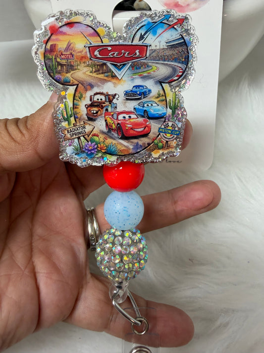 Toy Car Badge Reel