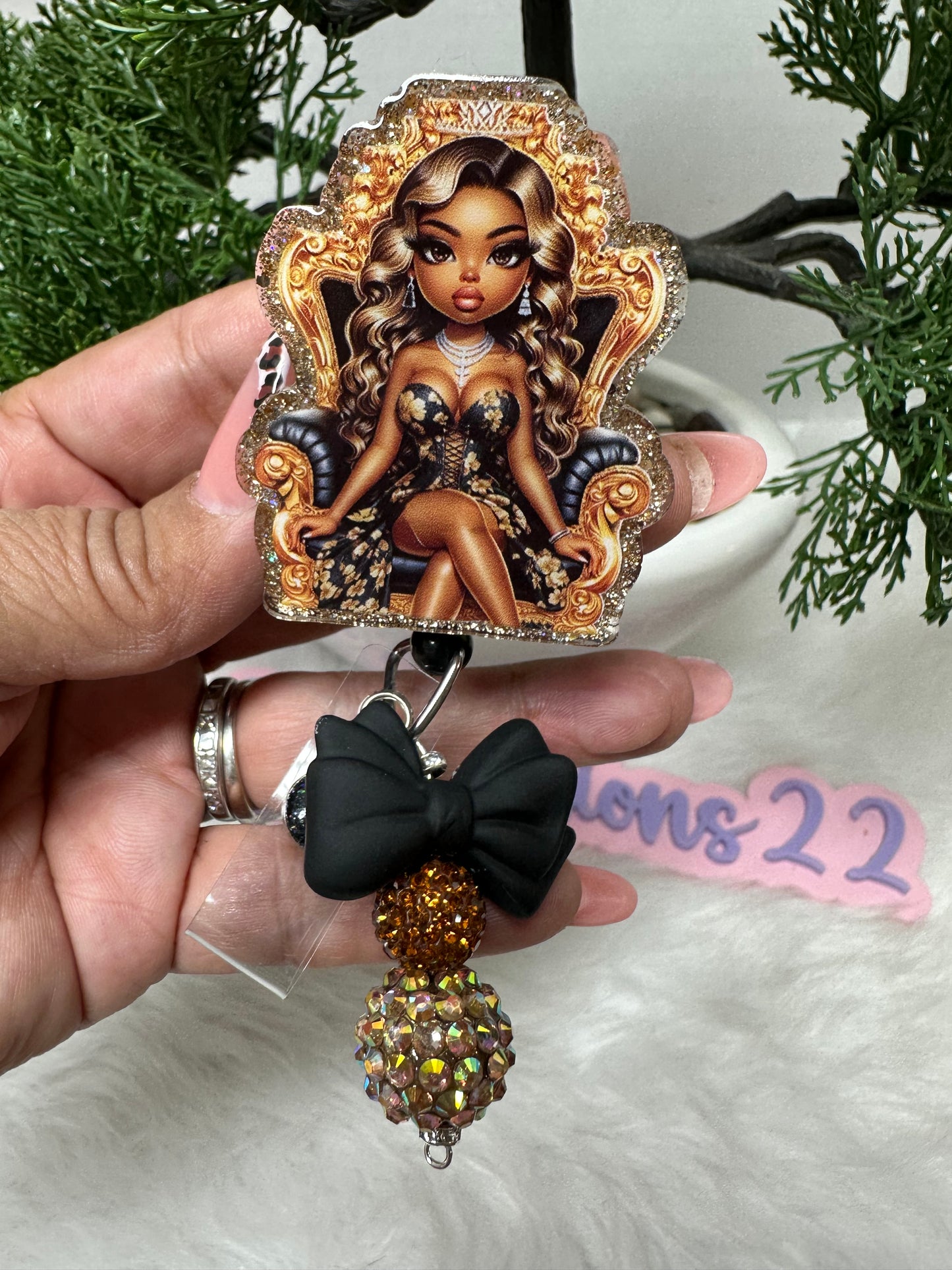 African Queen Badge Reel