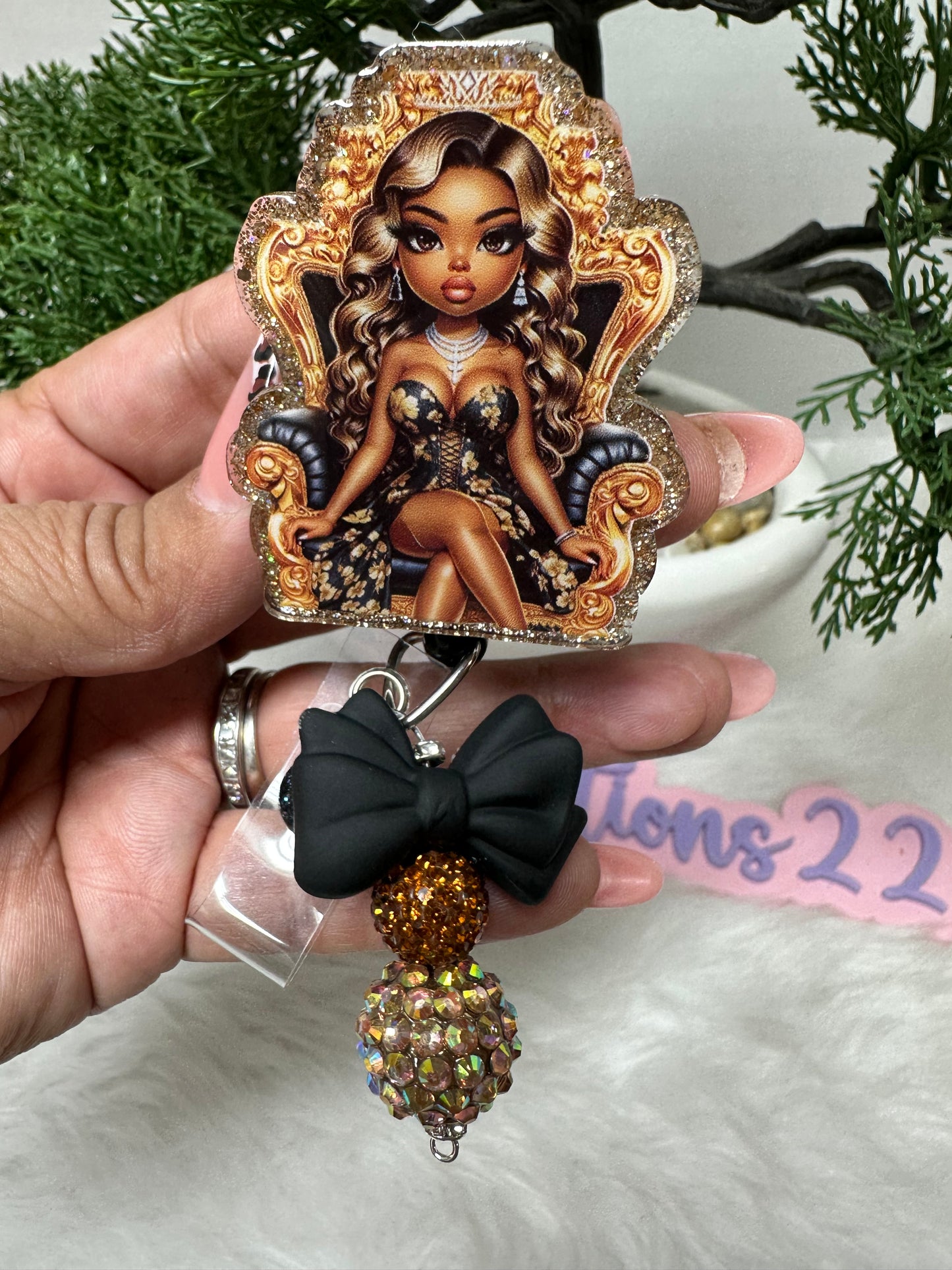 African Queen Badge Reel