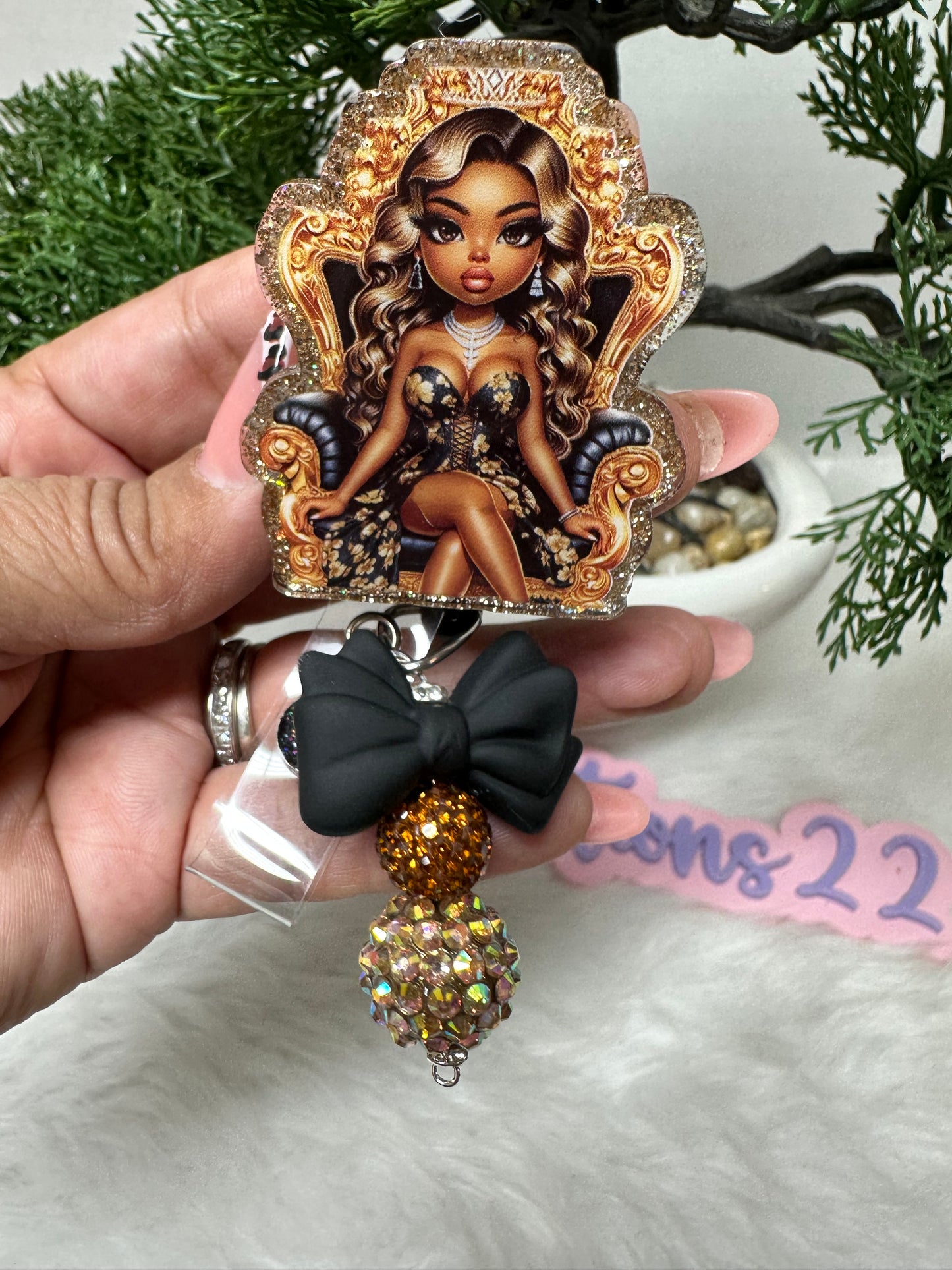 African Queen Badge Reel