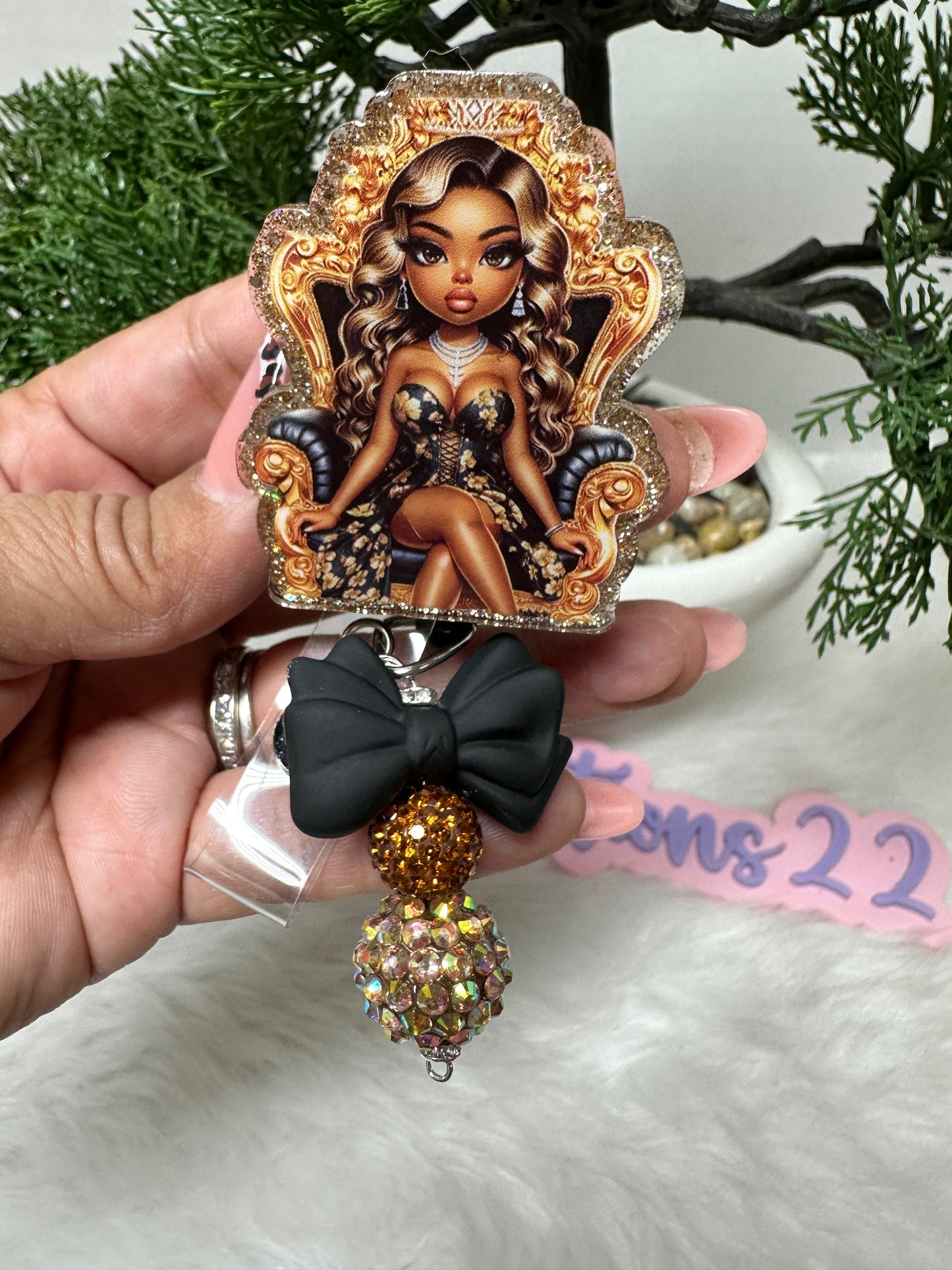 African Queen Badge Reel
