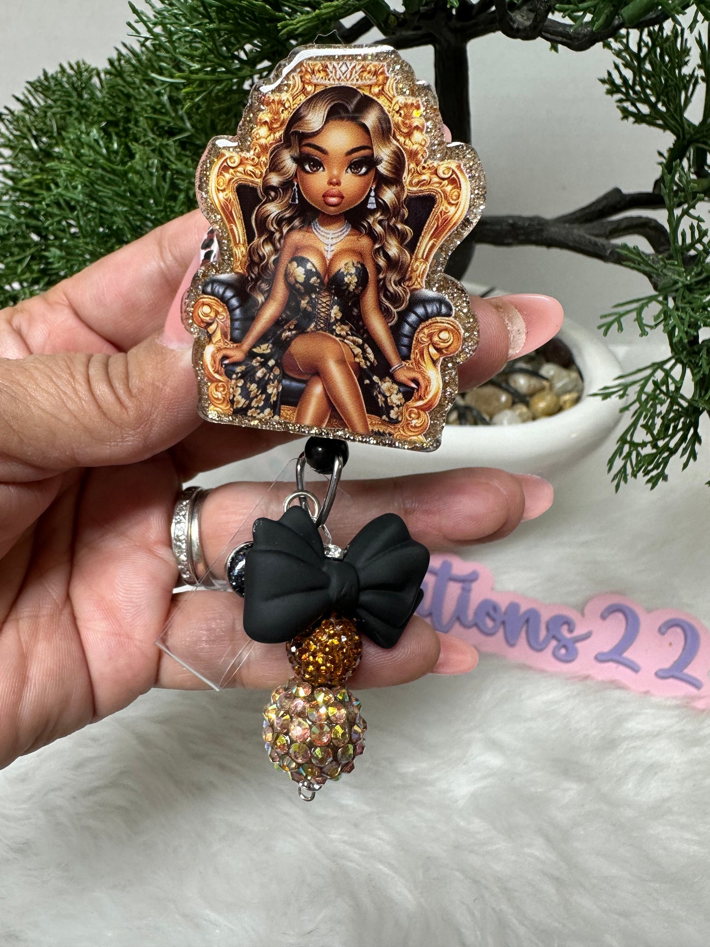 African Queen Badge Reel