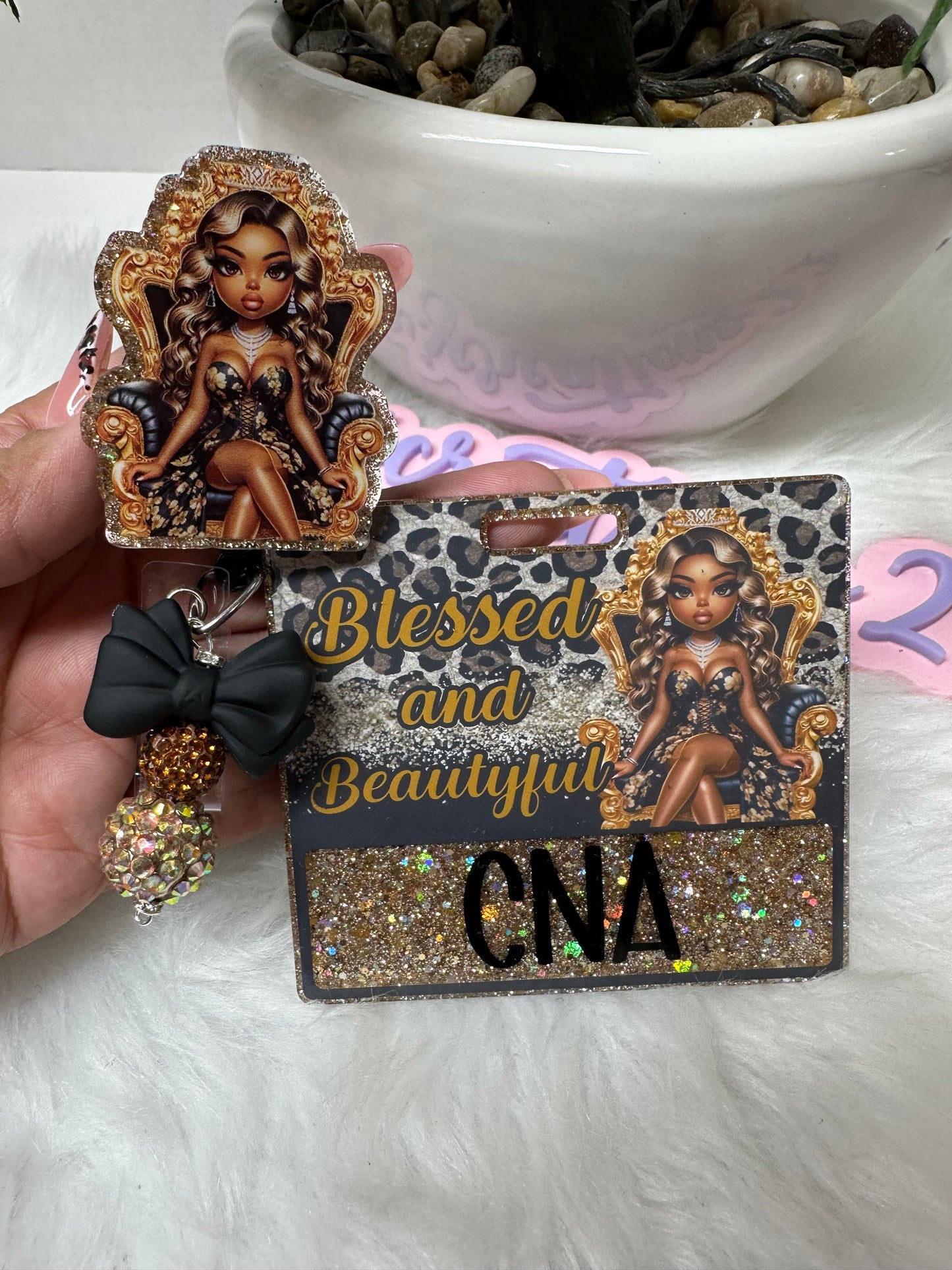 Blessed and Beautiful Badge Buddy Set