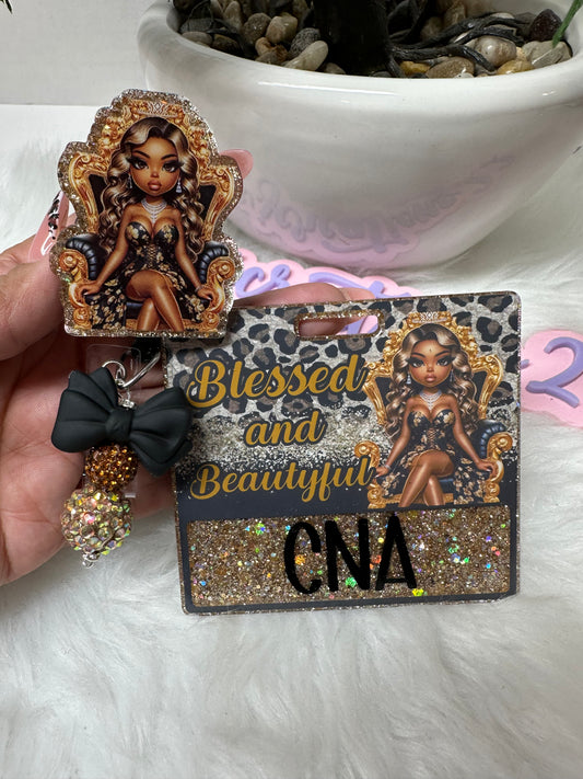 Blessed and Beautiful Badge Buddy Set