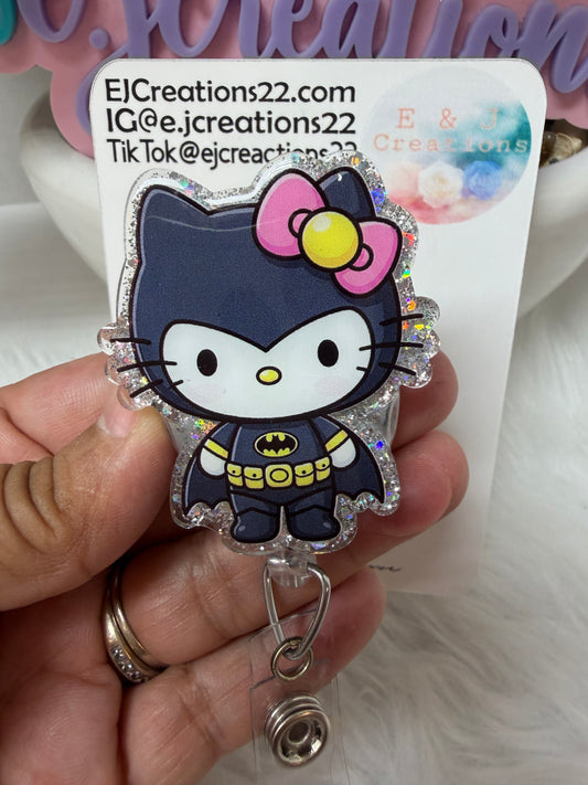 Kawaii Bat Hero Badge Reel