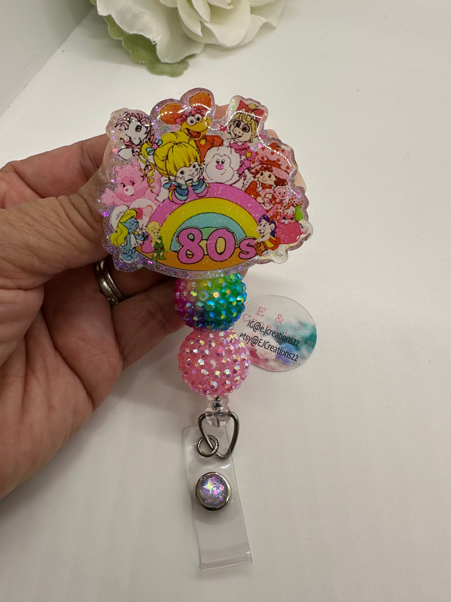 80’s Rainbow Girl and Friends Badge Reel