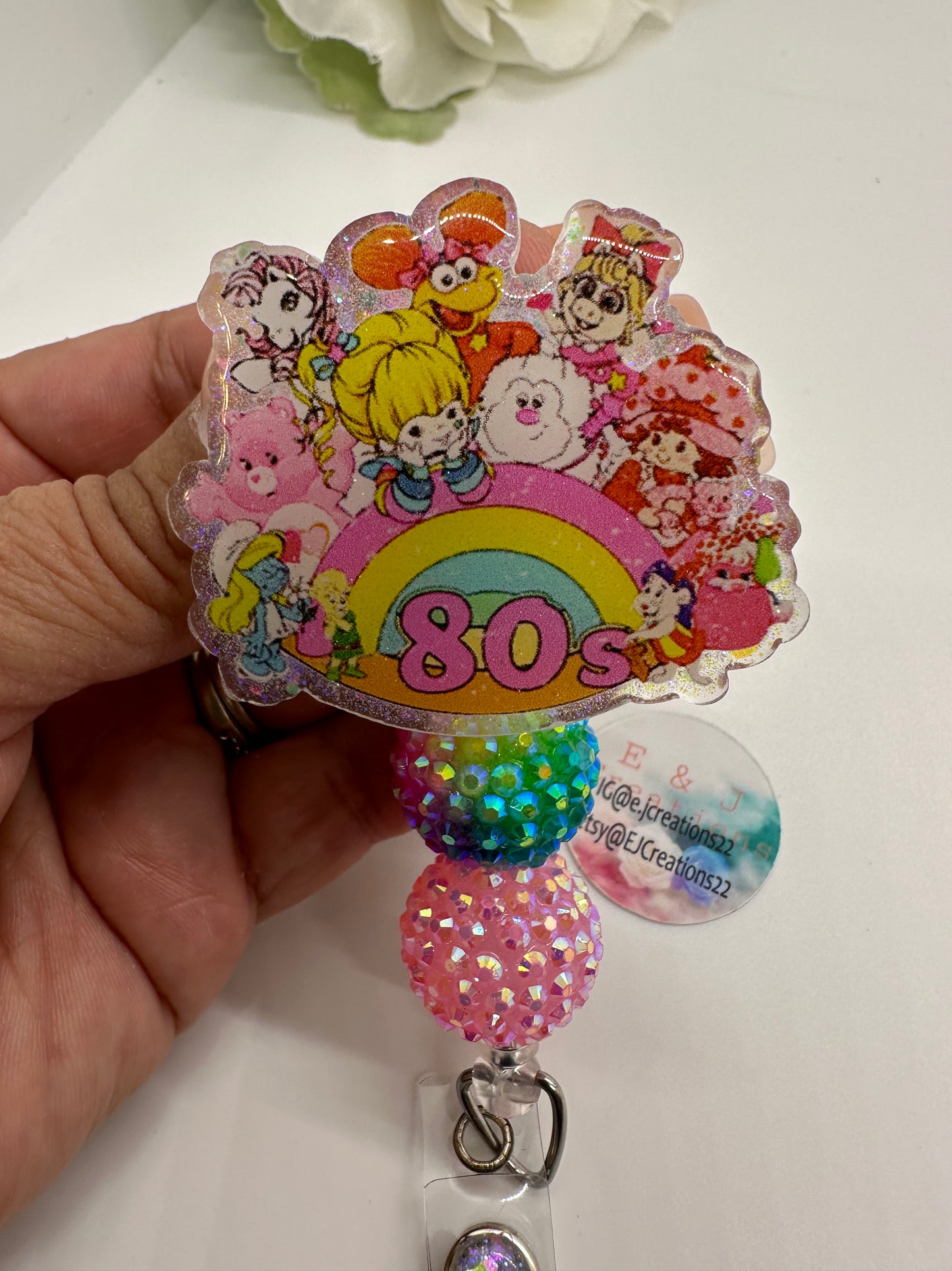 80’s Rainbow Girl and Friends Badge Reel