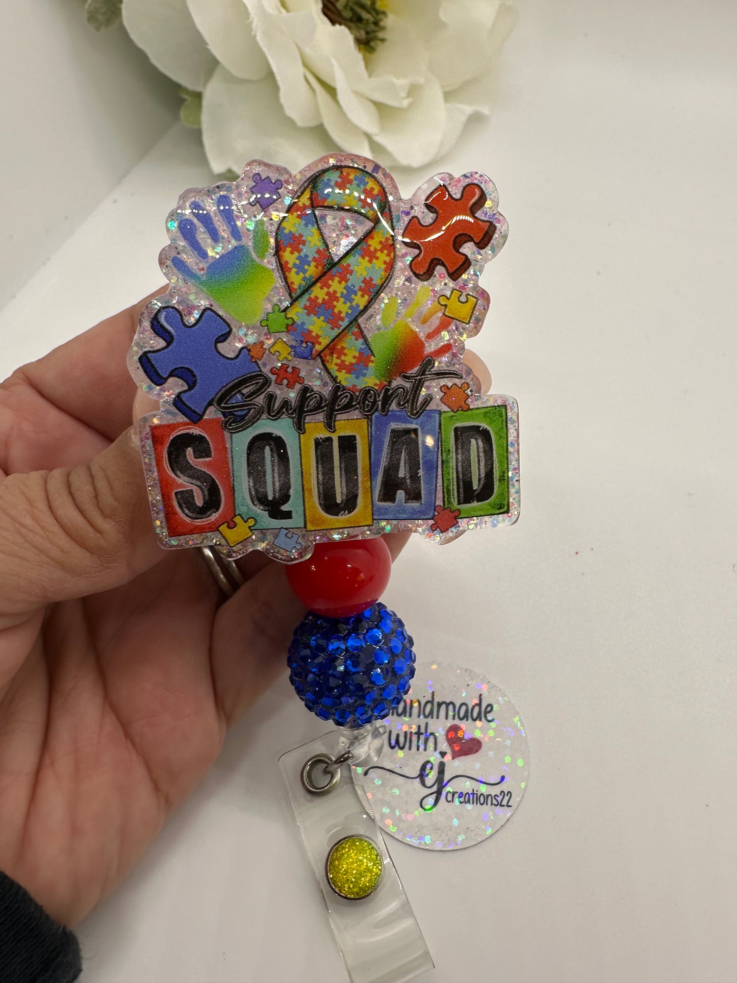 Autism Support Squad Badge Reel