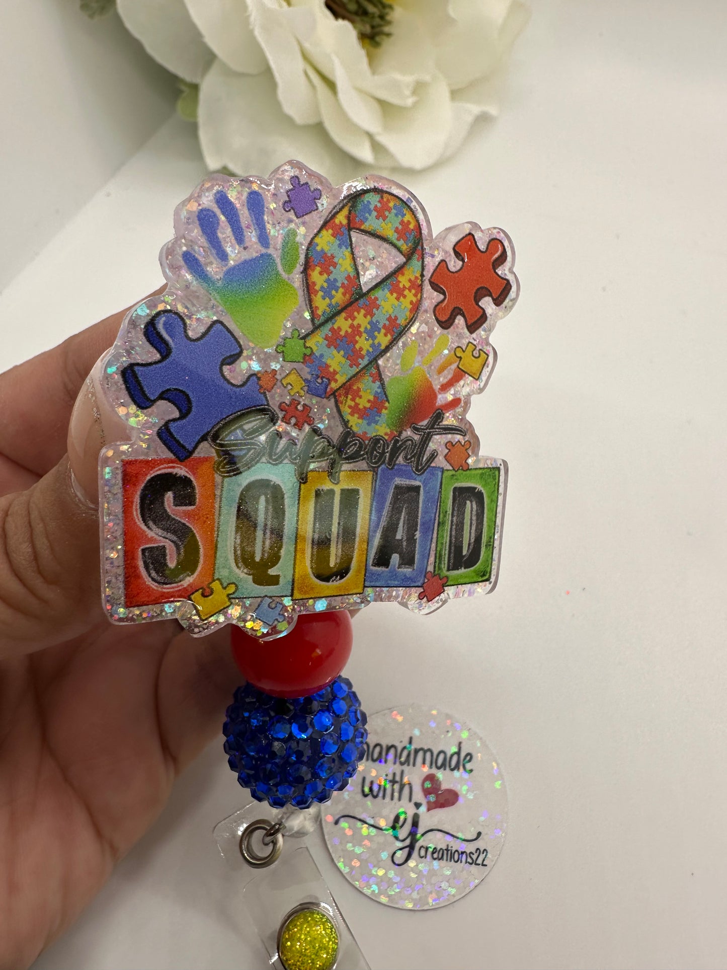 Autism Support Squad Badge Reel