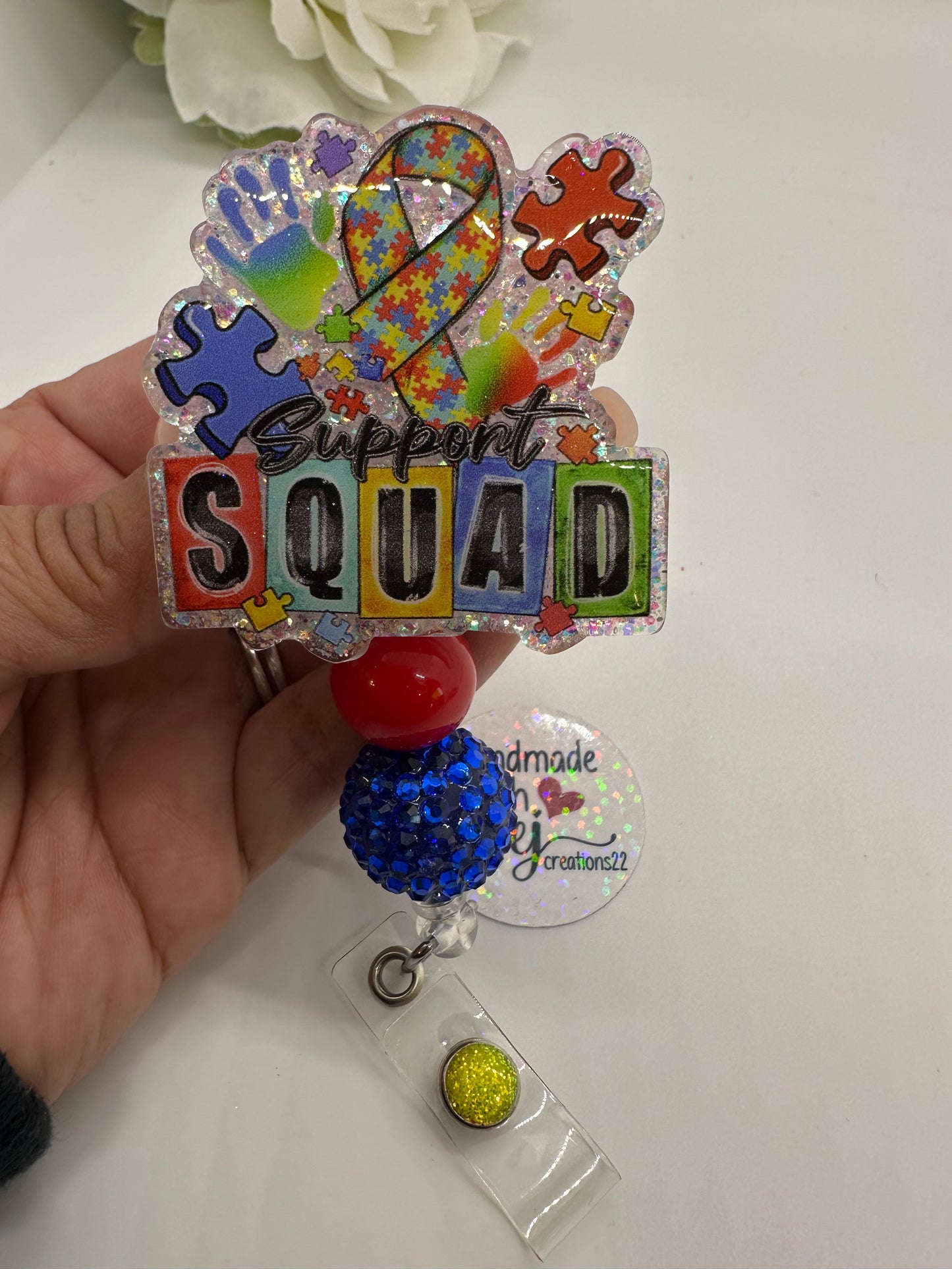 Autism Support Squad Badge Reel