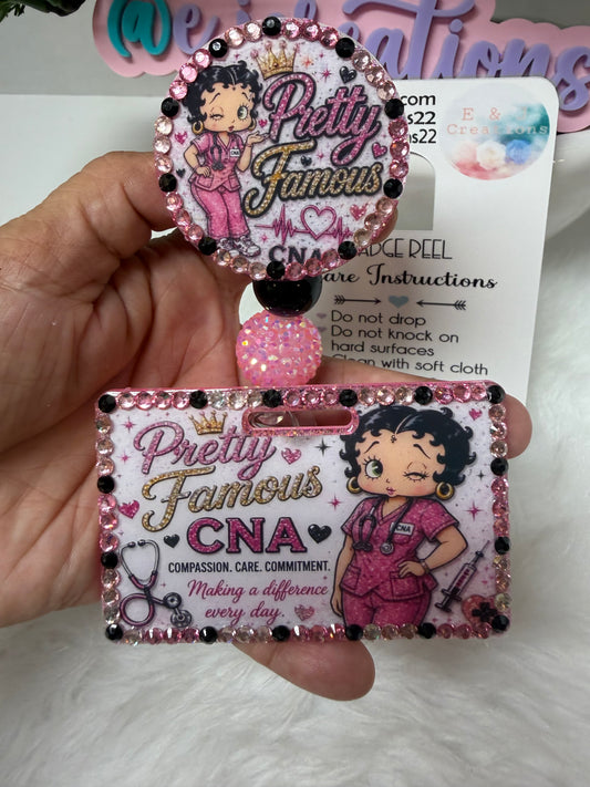 Bedazzle Betty CNA ID Badge Set