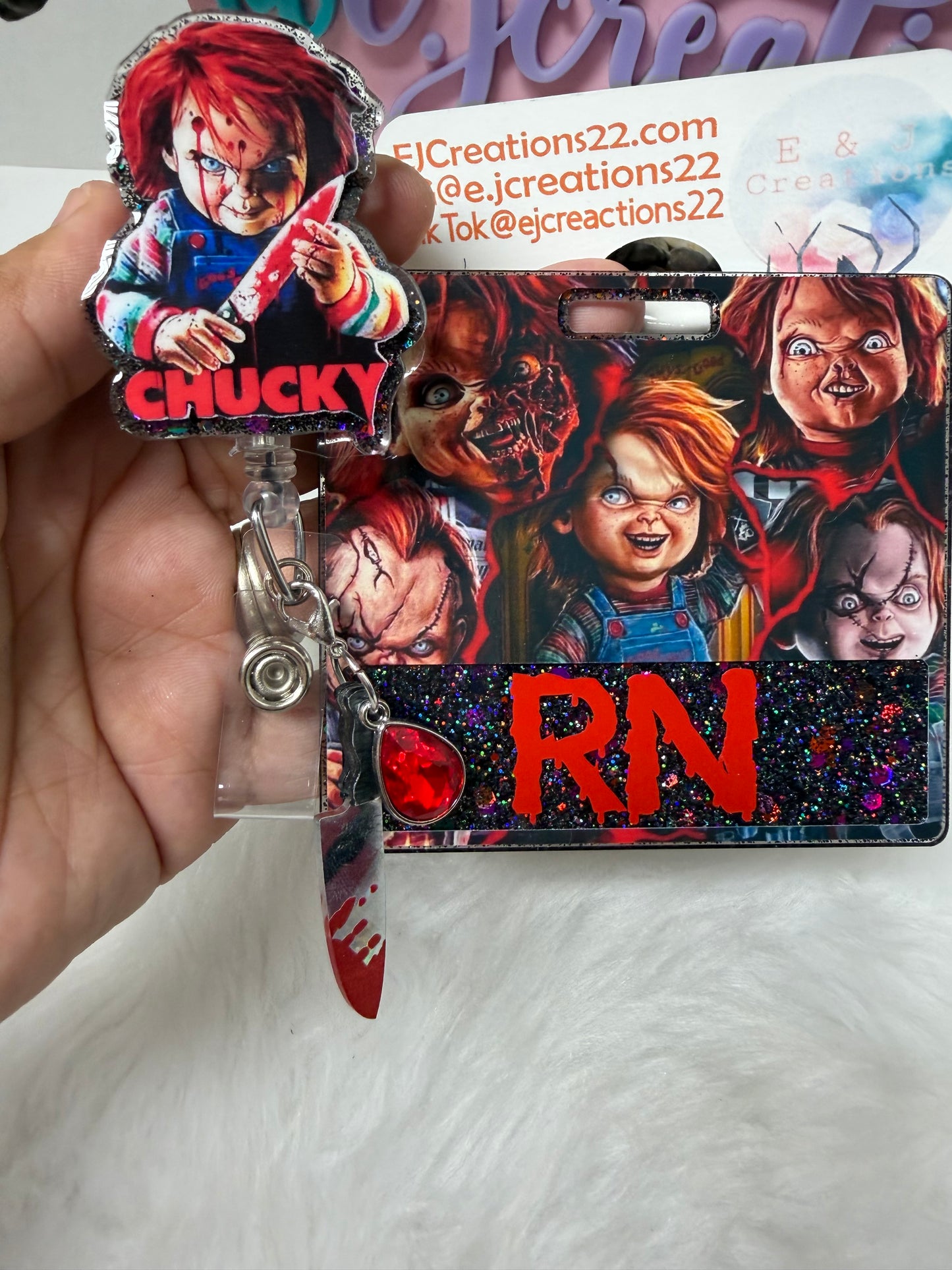 Chucky Badge Buddy Set