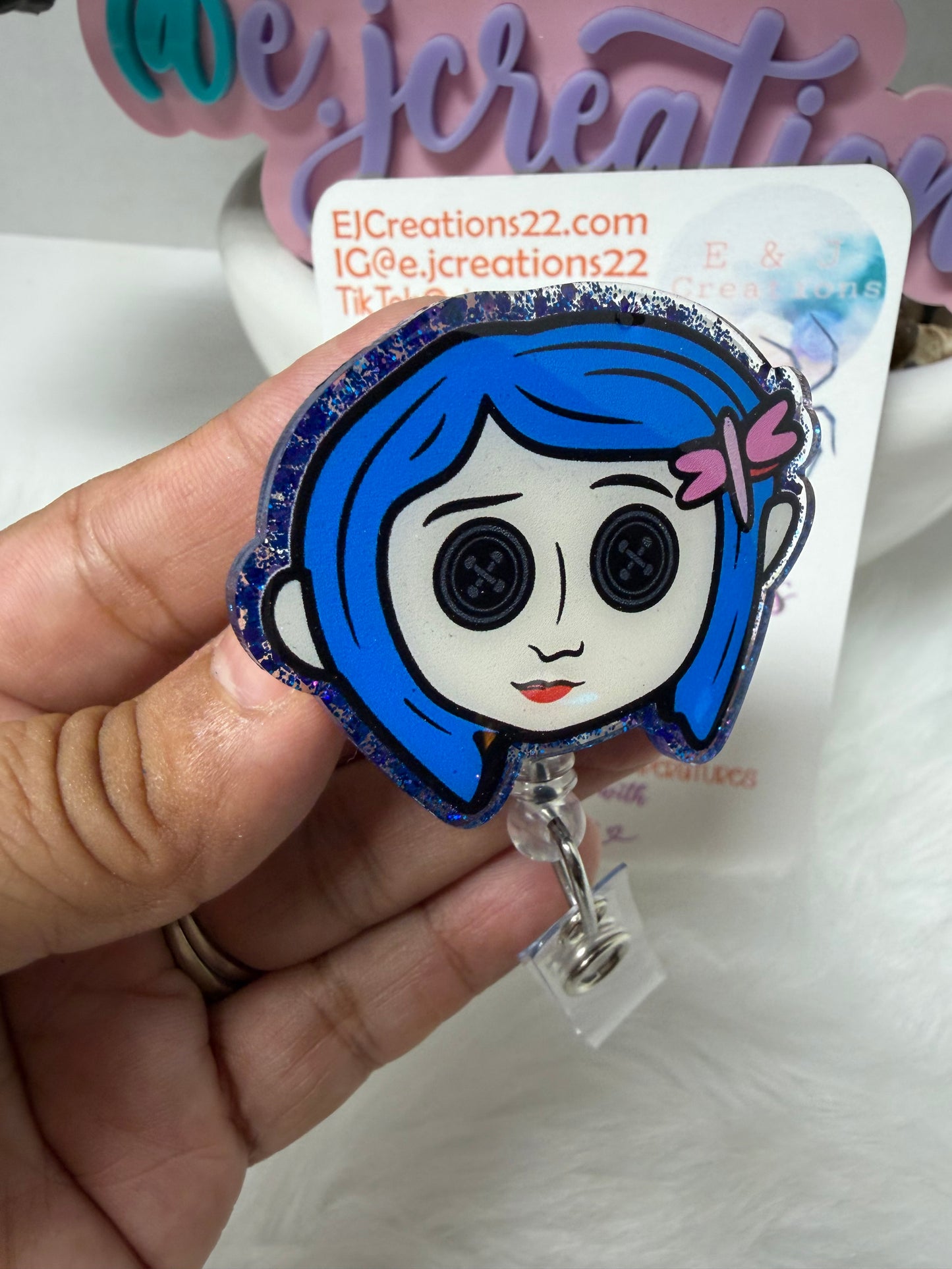 Koraline Cartoon Badge Reel