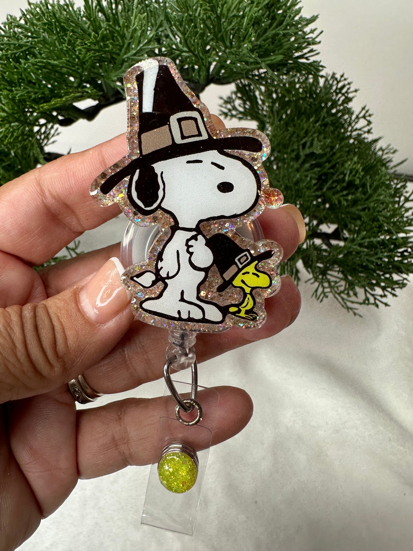 Pilgrim Pup Badge Reel