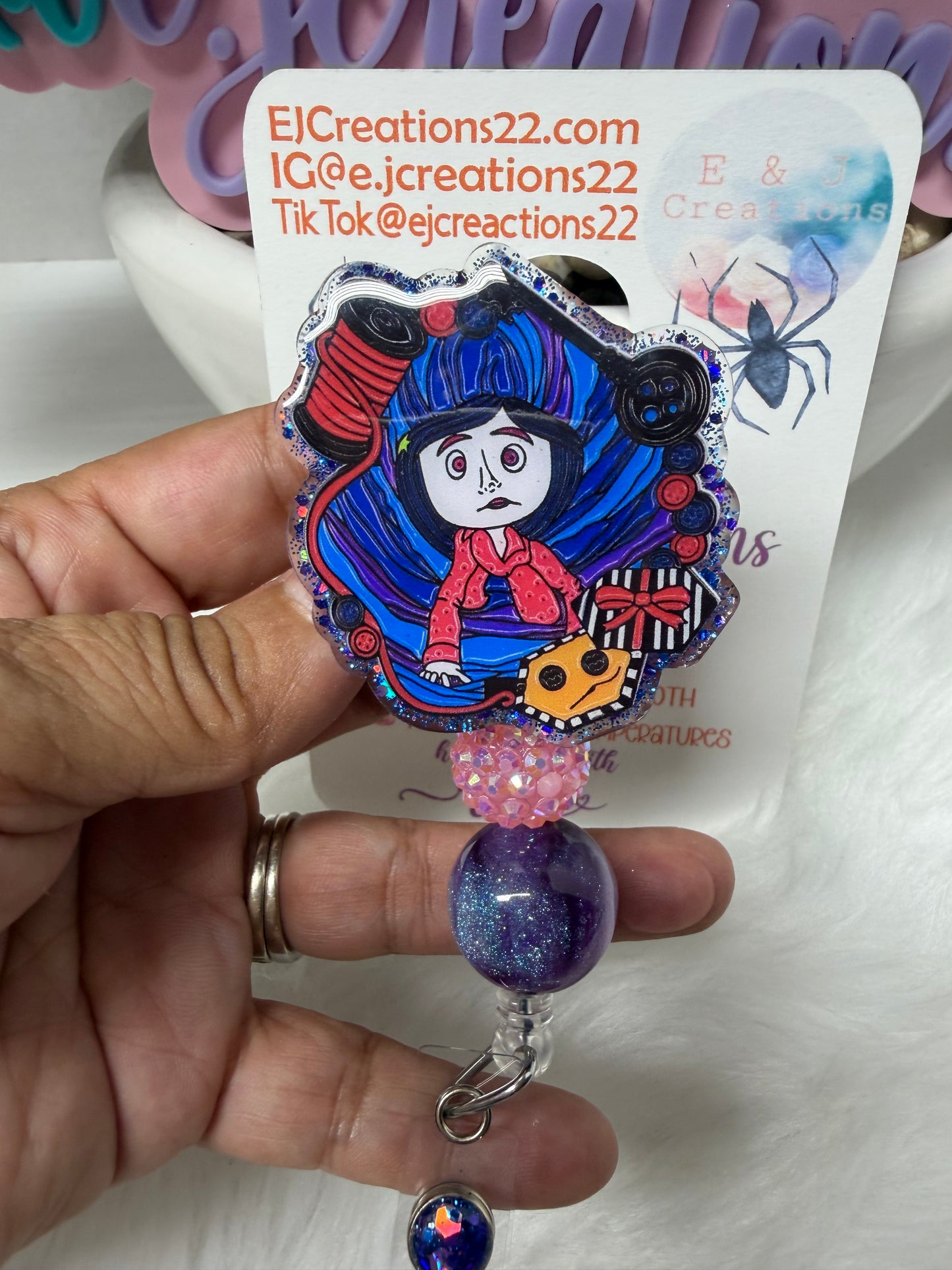 Koraline Cartoon Badge Reel