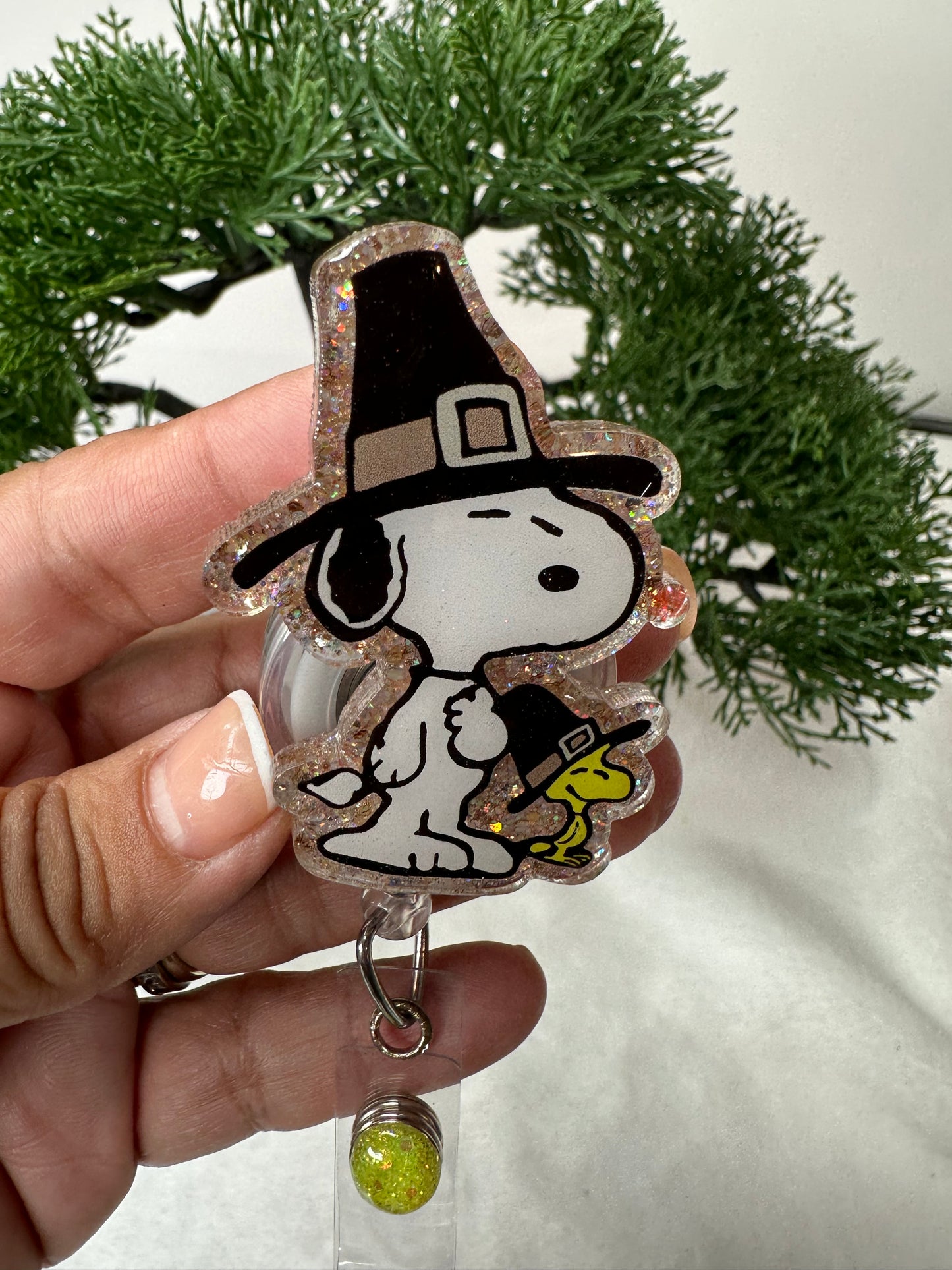 Pilgrim Pup Badge Reel