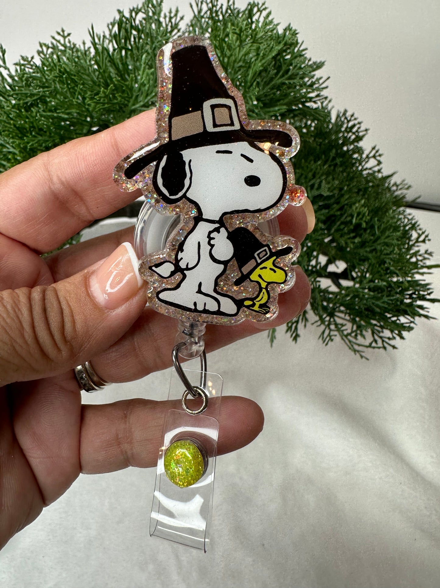 Pilgrim Pup Badge Reel