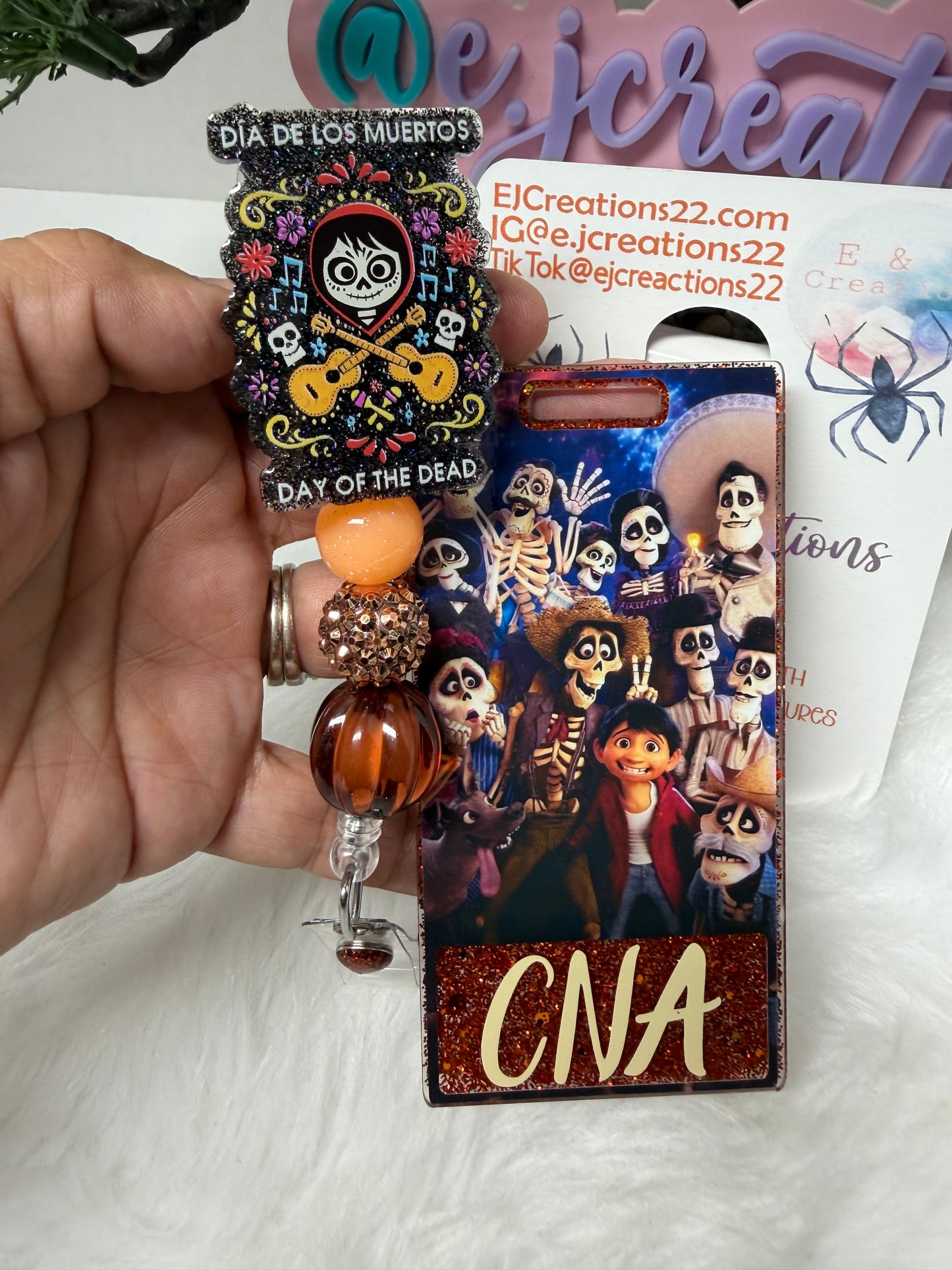 Day of the Dead Dia de Los Muertos Badge Buddy Set