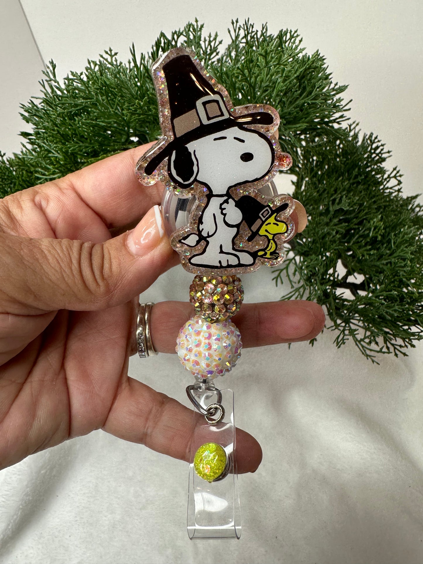 Pilgrim Pup Badge Reel