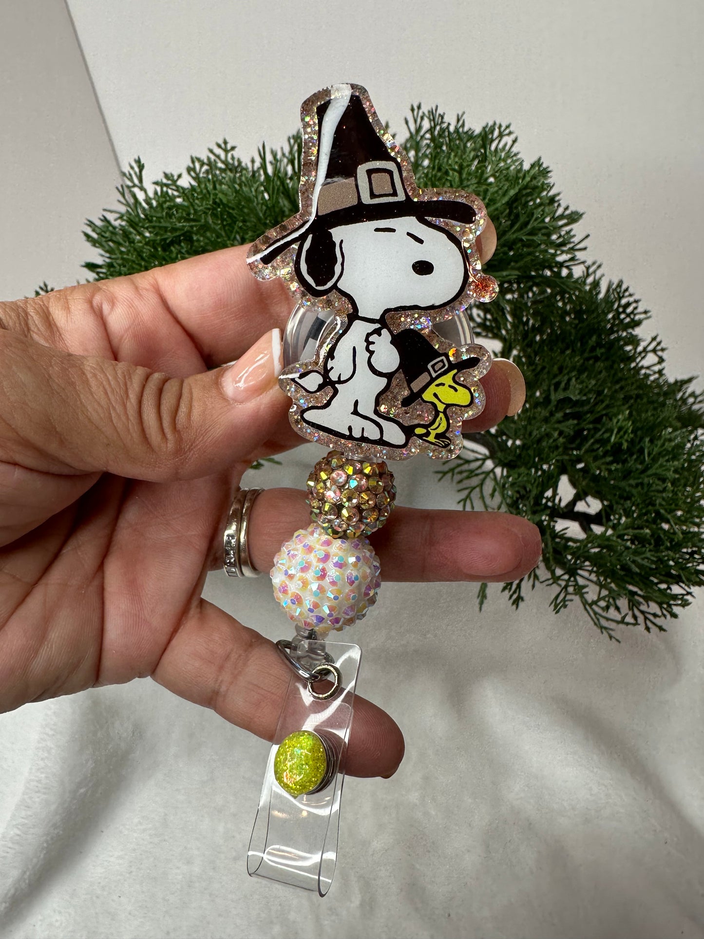 Pilgrim Pup Badge Reel