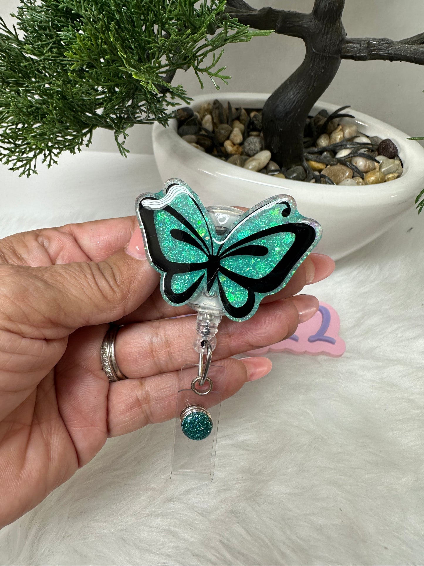 Butterfly Badge Reel