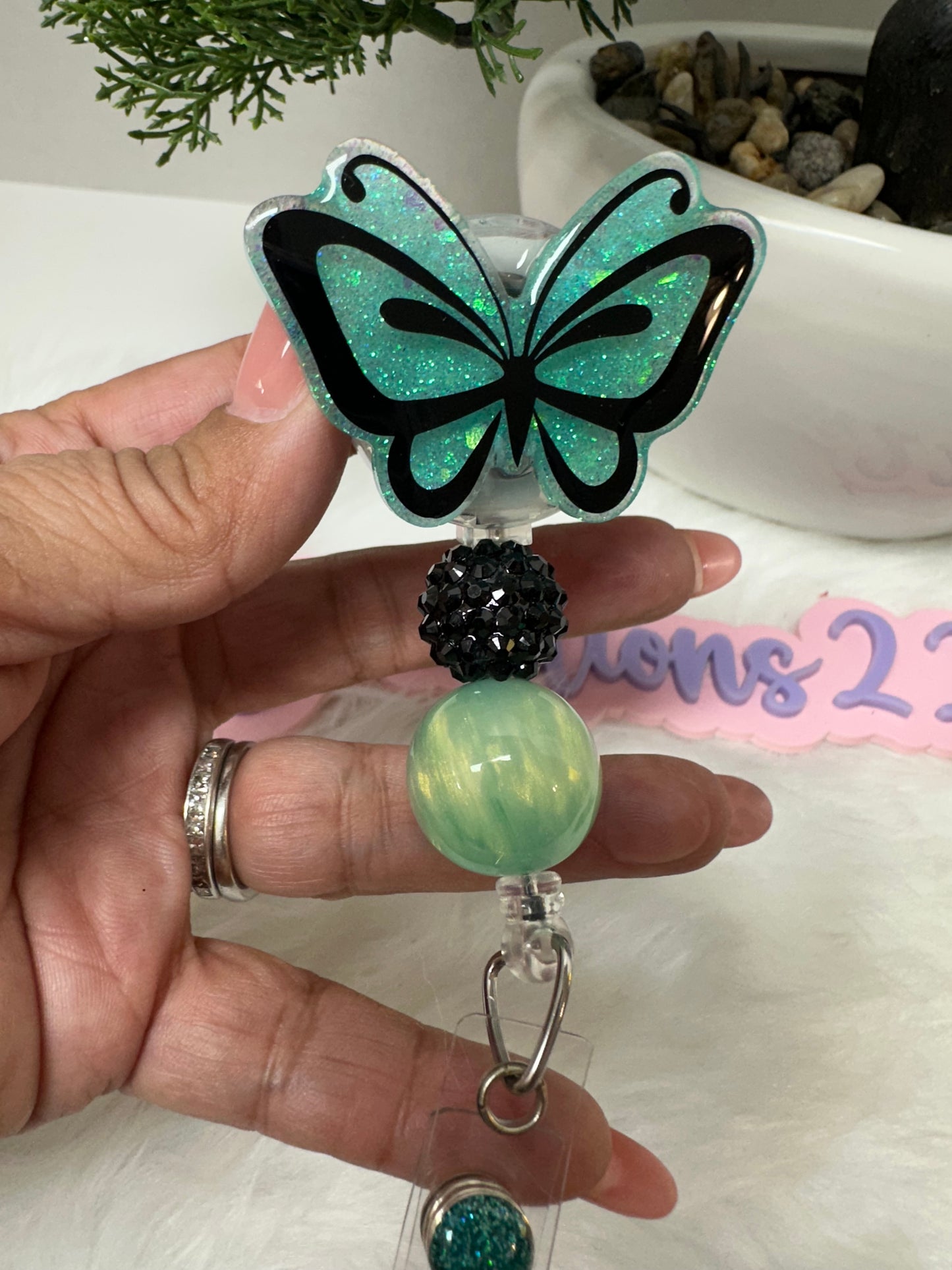 Butterfly Badge Reel