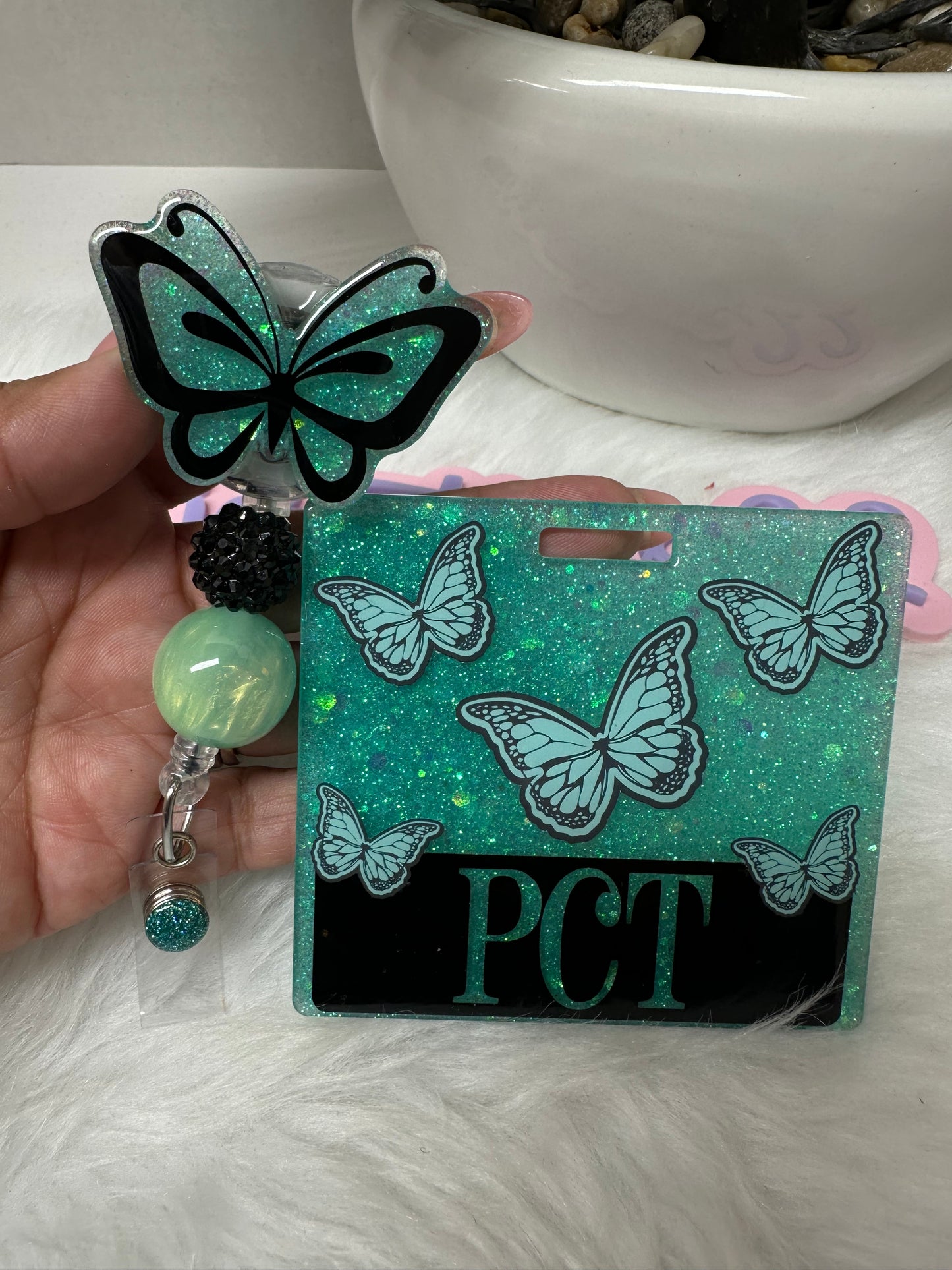 Butterflies Badge Buddy Set