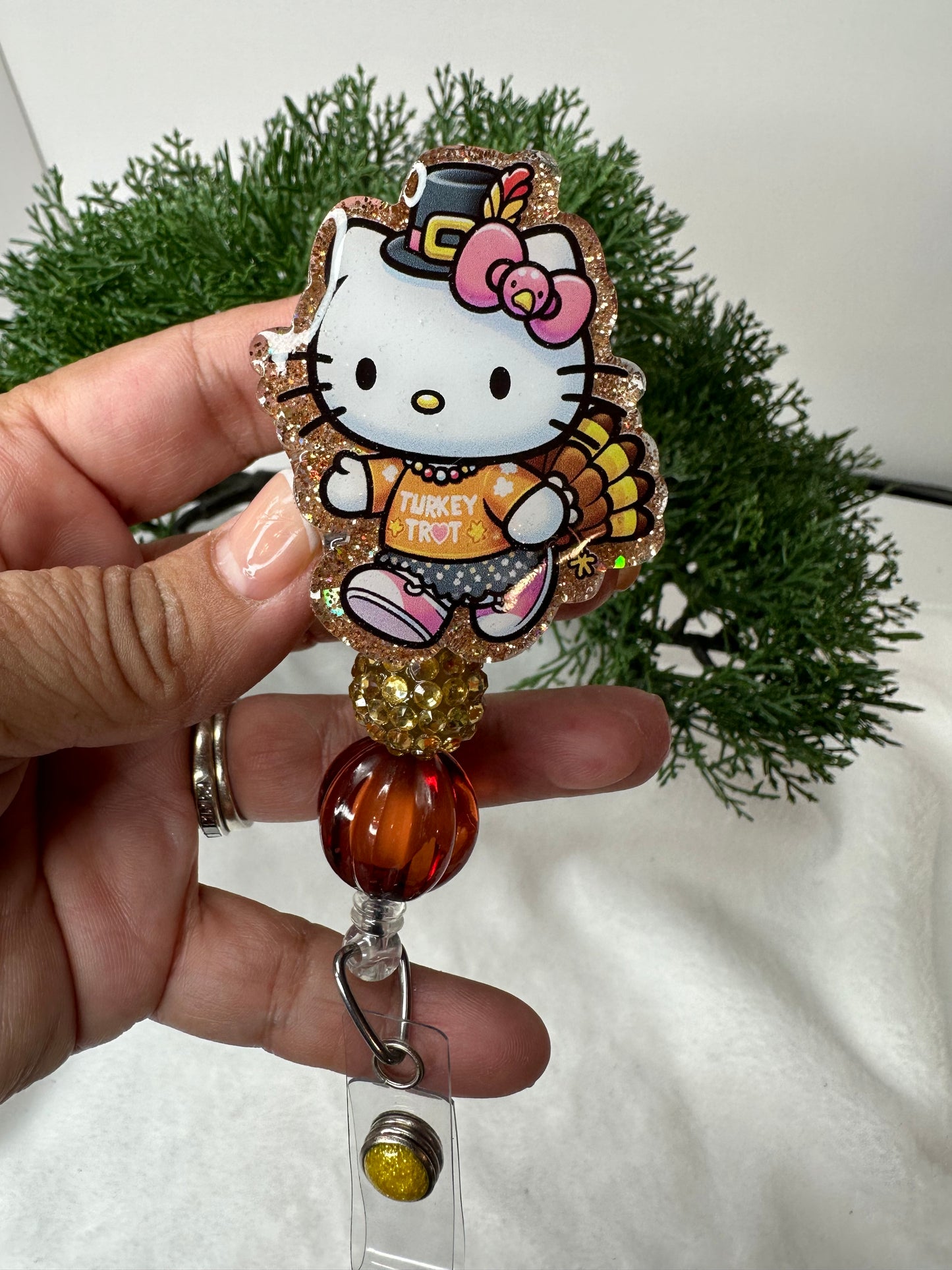 Kitty Turkey Trot Badge Reel