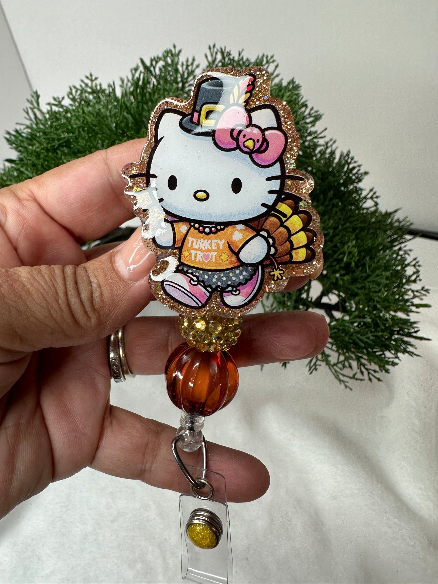 Kitty Turkey Trot Badge Reel