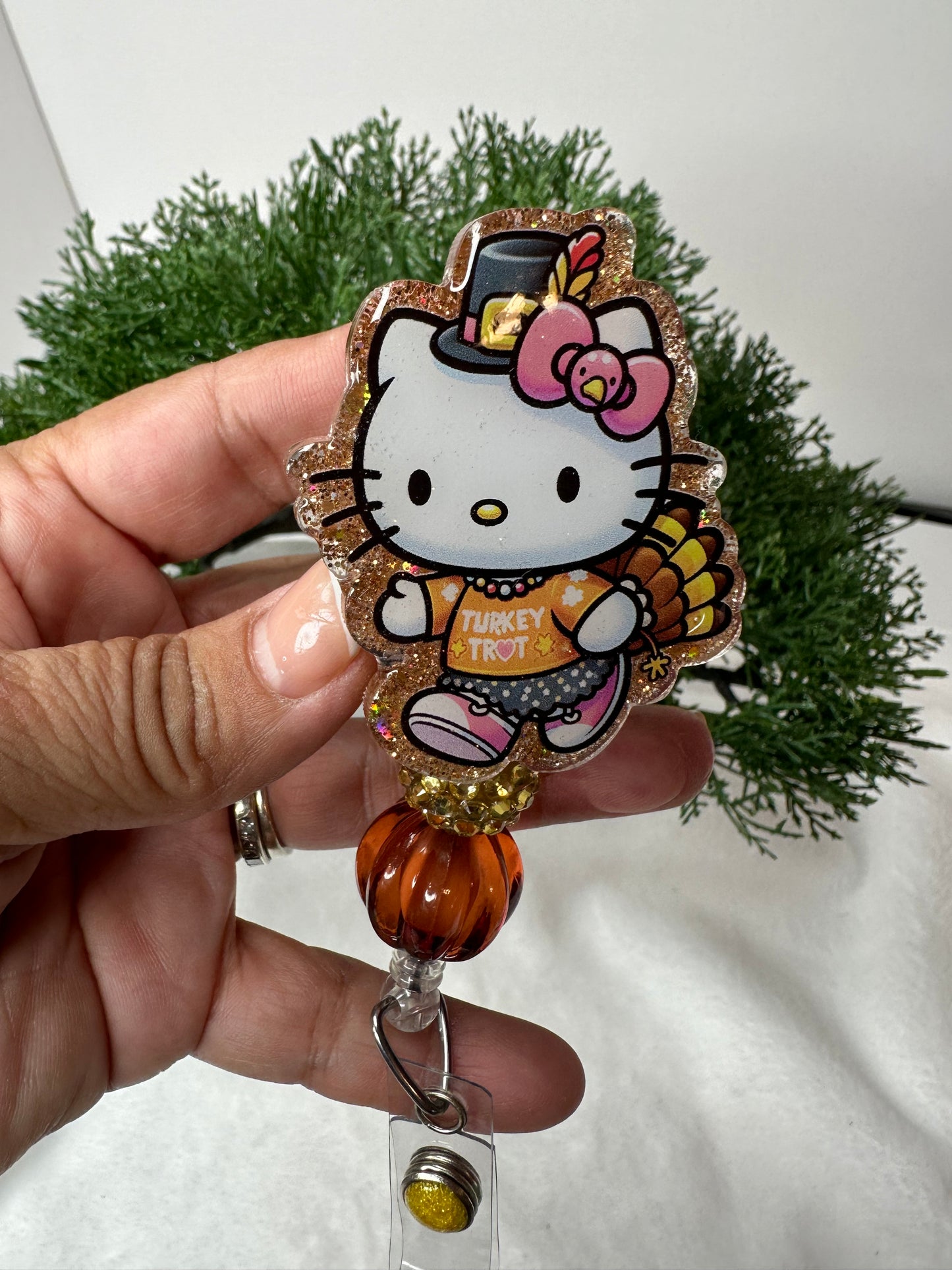 Kitty Turkey Trot Badge Reel