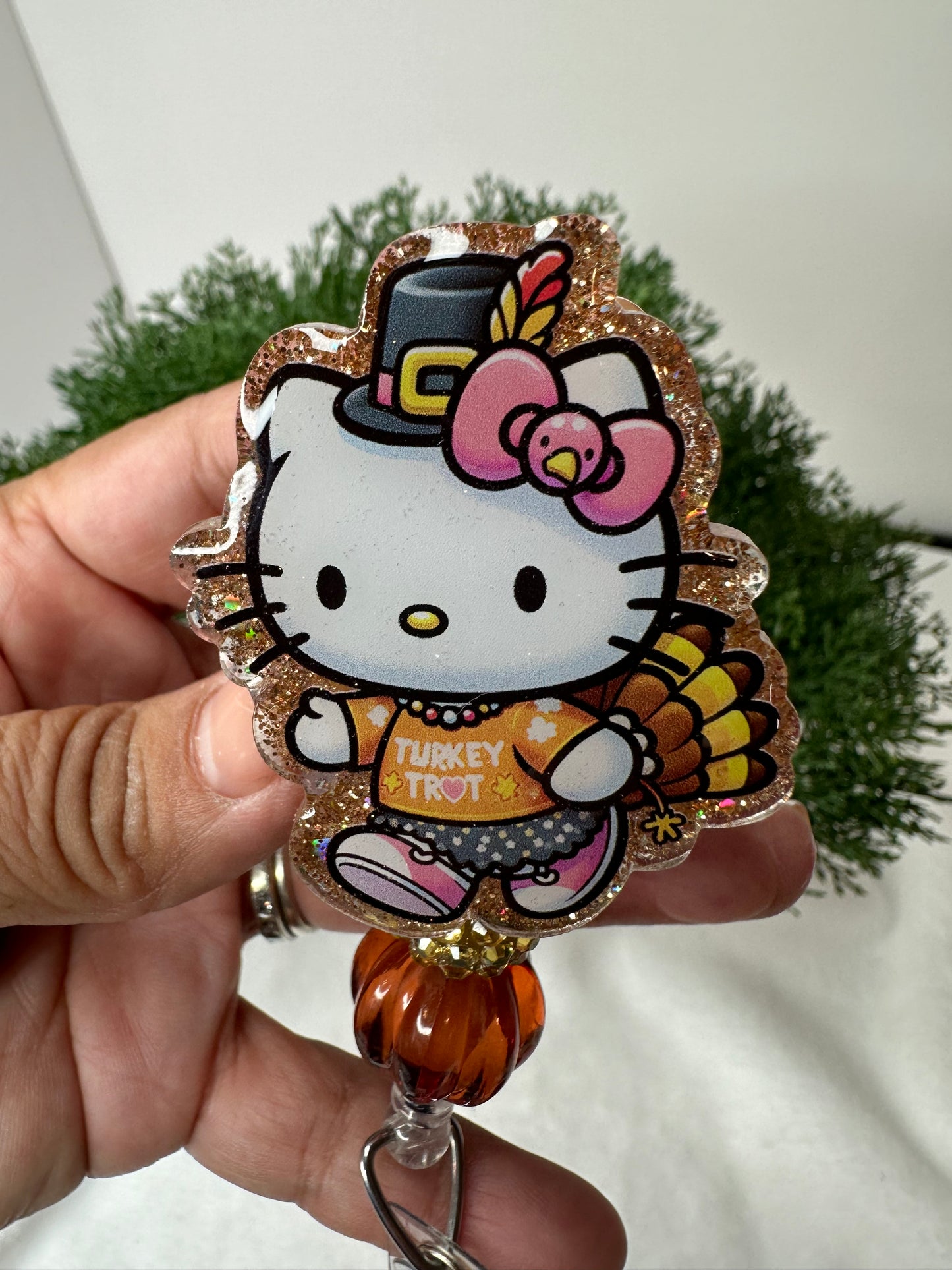 Kitty Turkey Trot Badge Reel