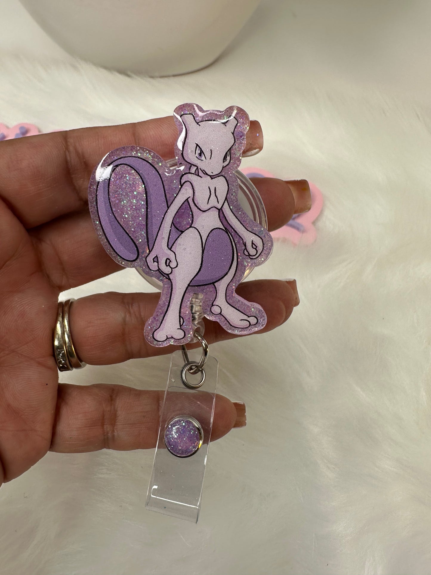 MewTwo Badge Reel
