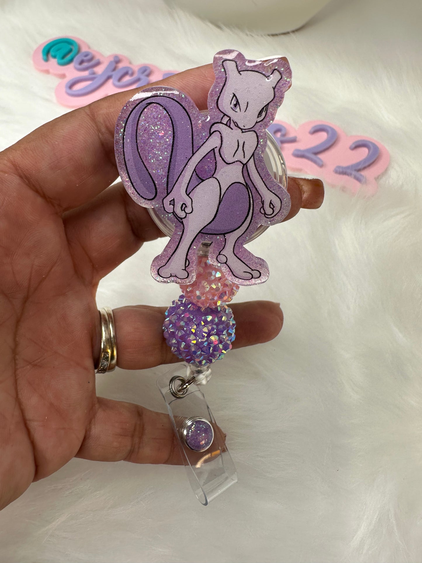 MewTwo Badge Reel