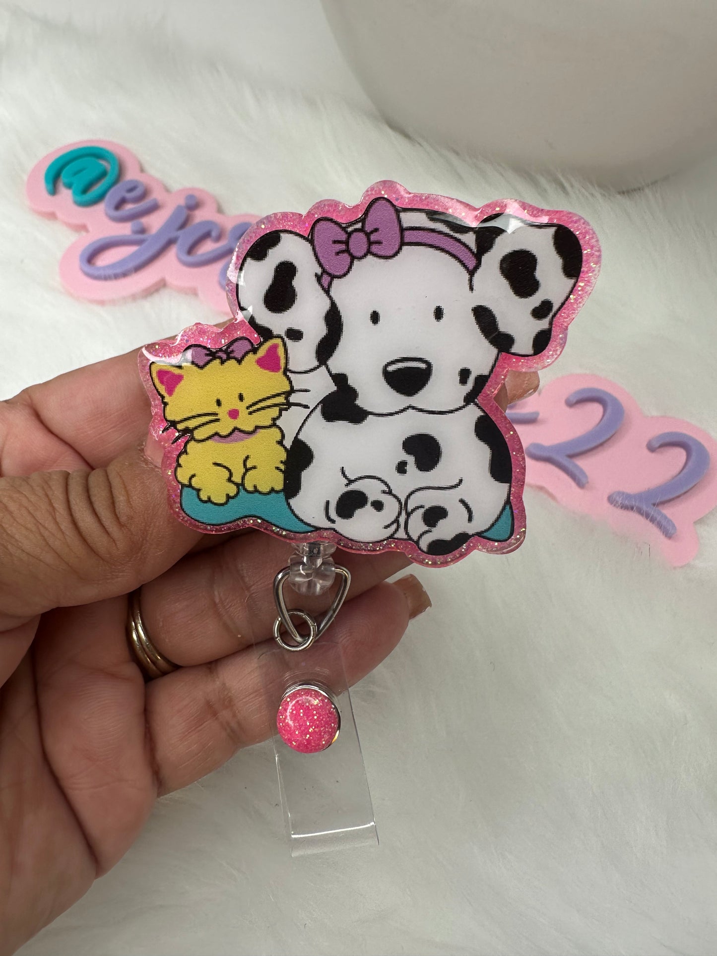 Spottie Dottie Badge Reel