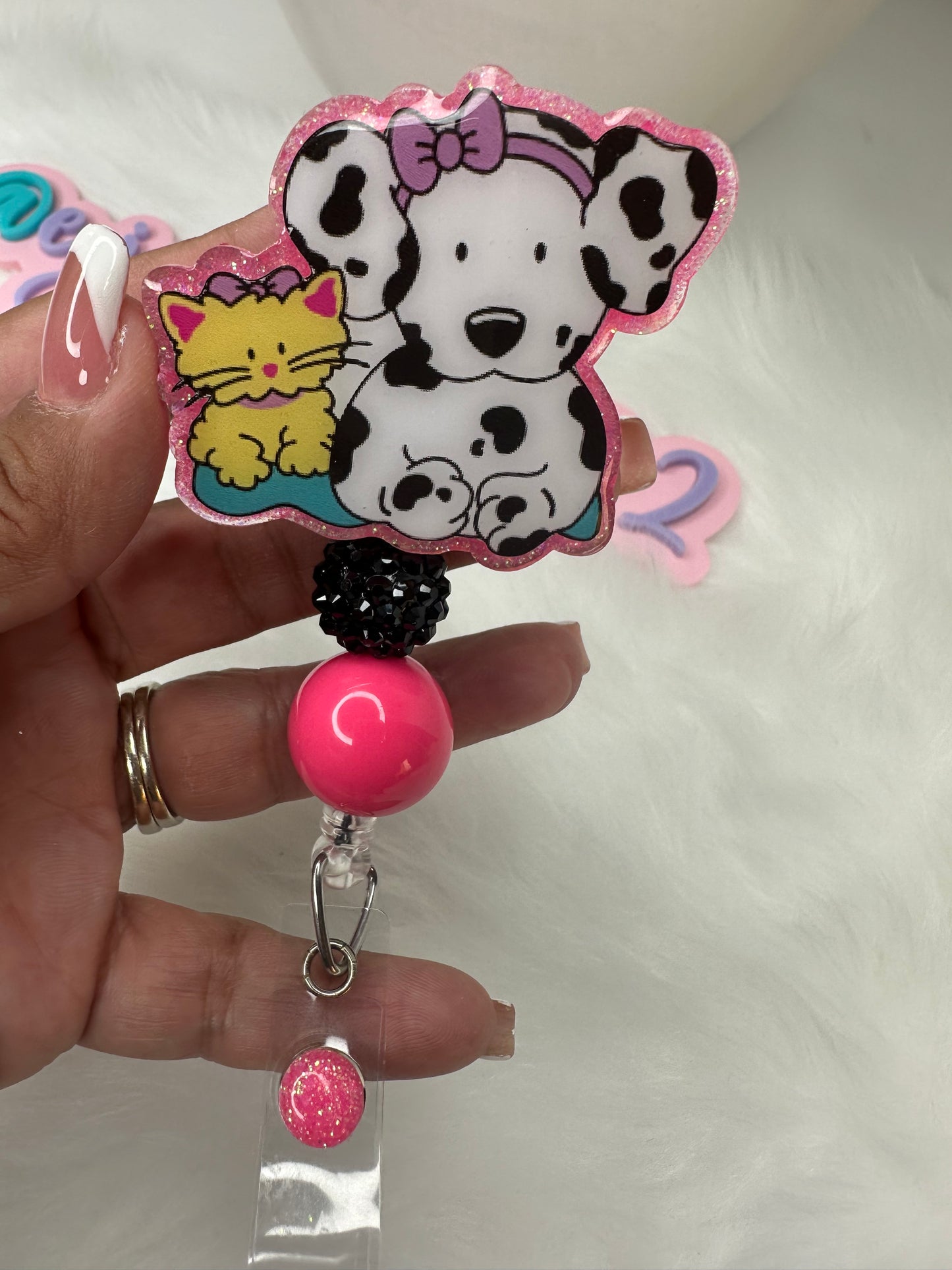 Spottie Dottie Badge Reel