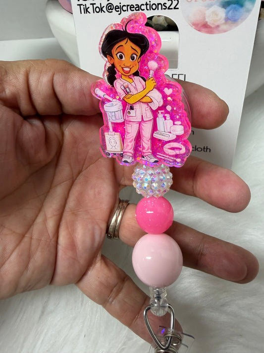 Penny Girlie Esthetician Badge Reel