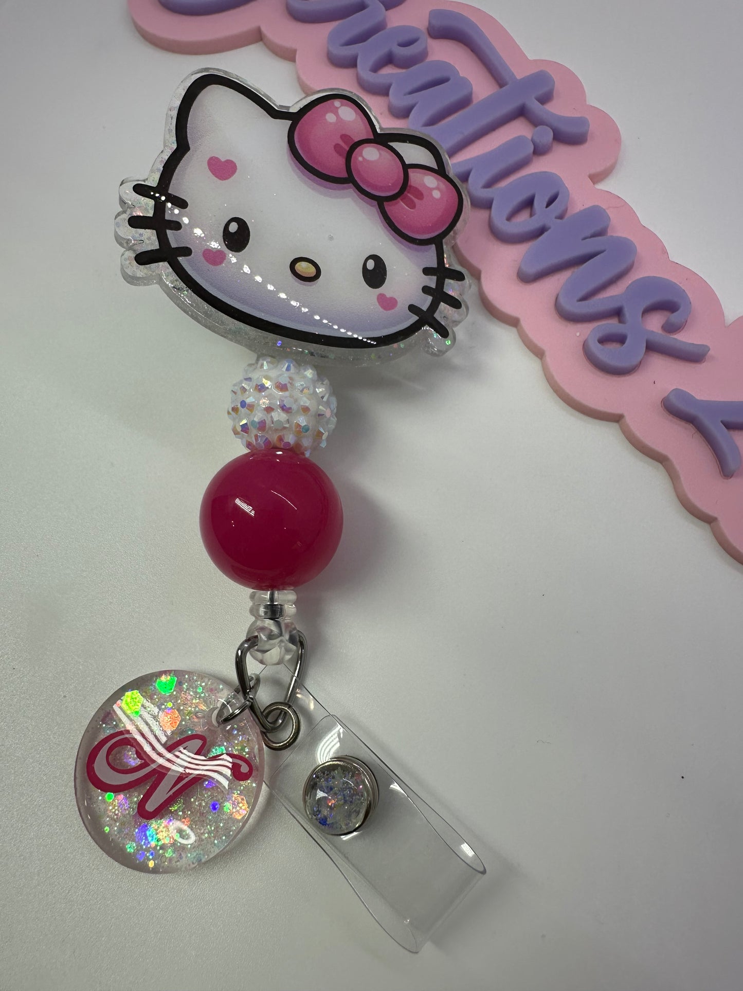 Personalized 3D Kitty Badge Reel