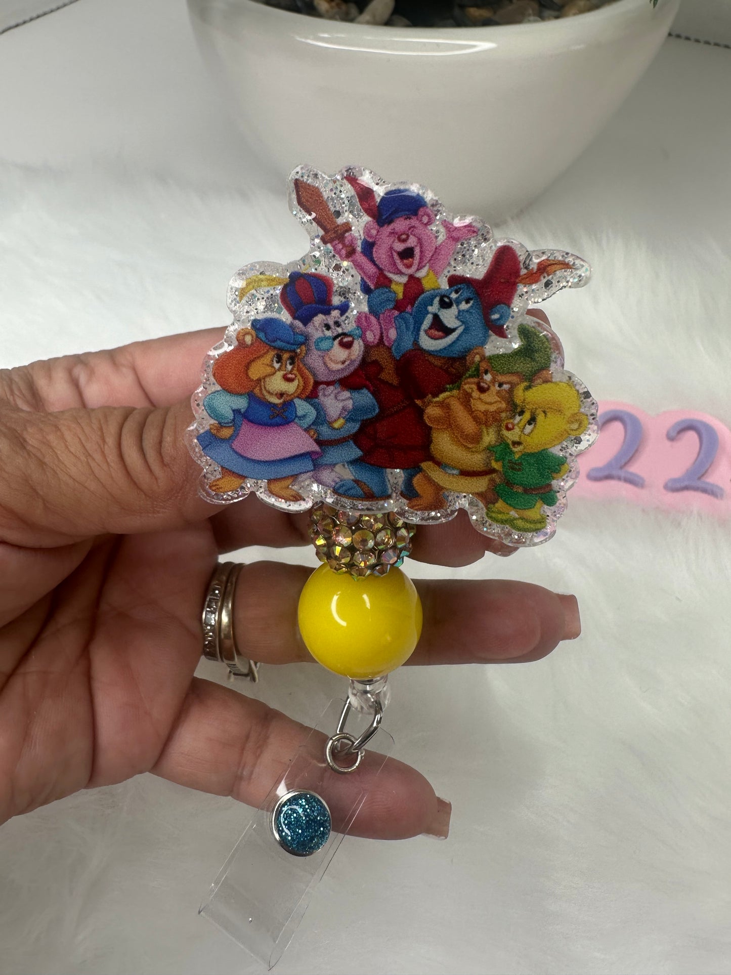 Gummi Bears Vintage Characters Badge Reel