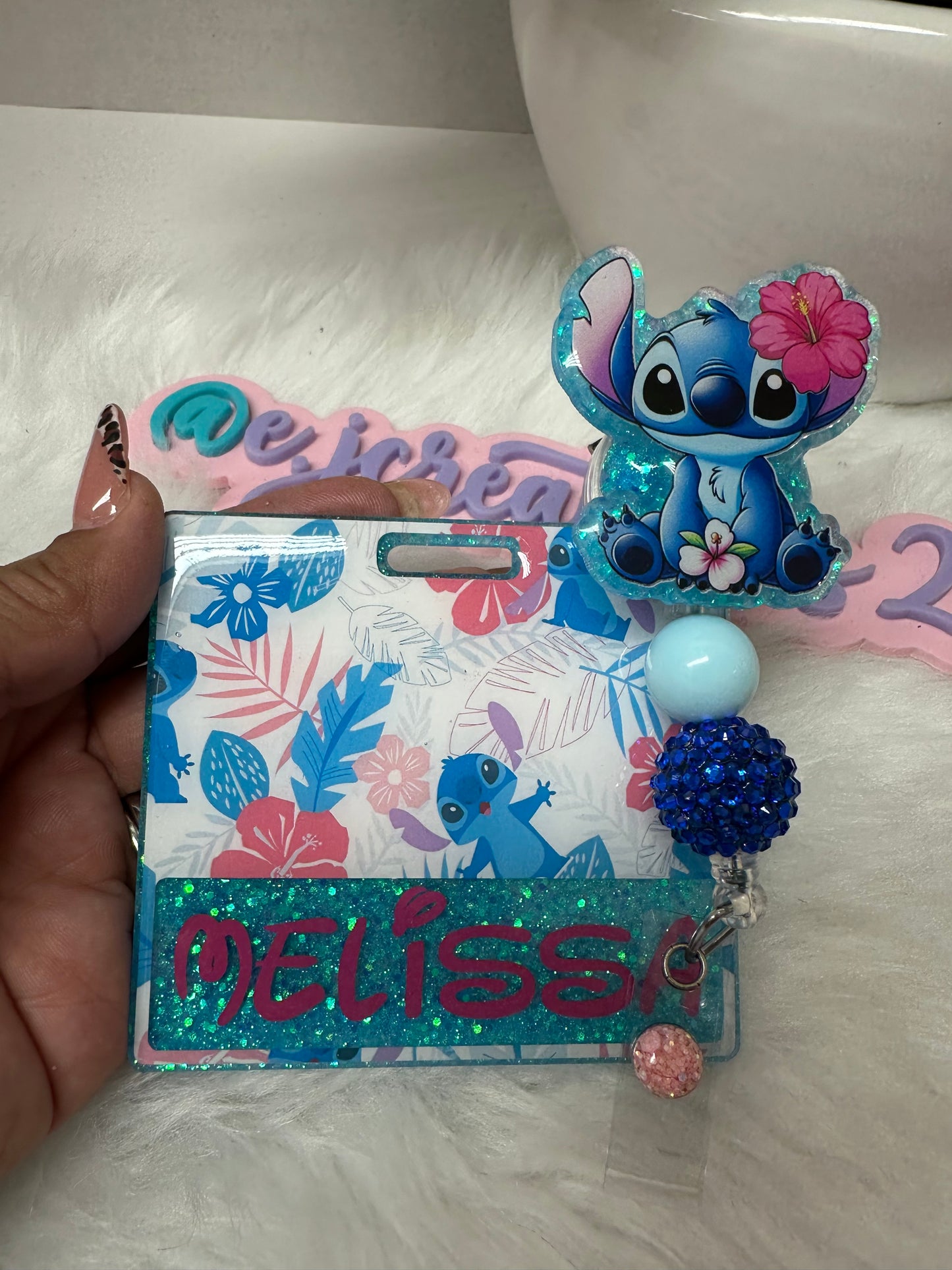 Blue Alien Badge Buddy Set