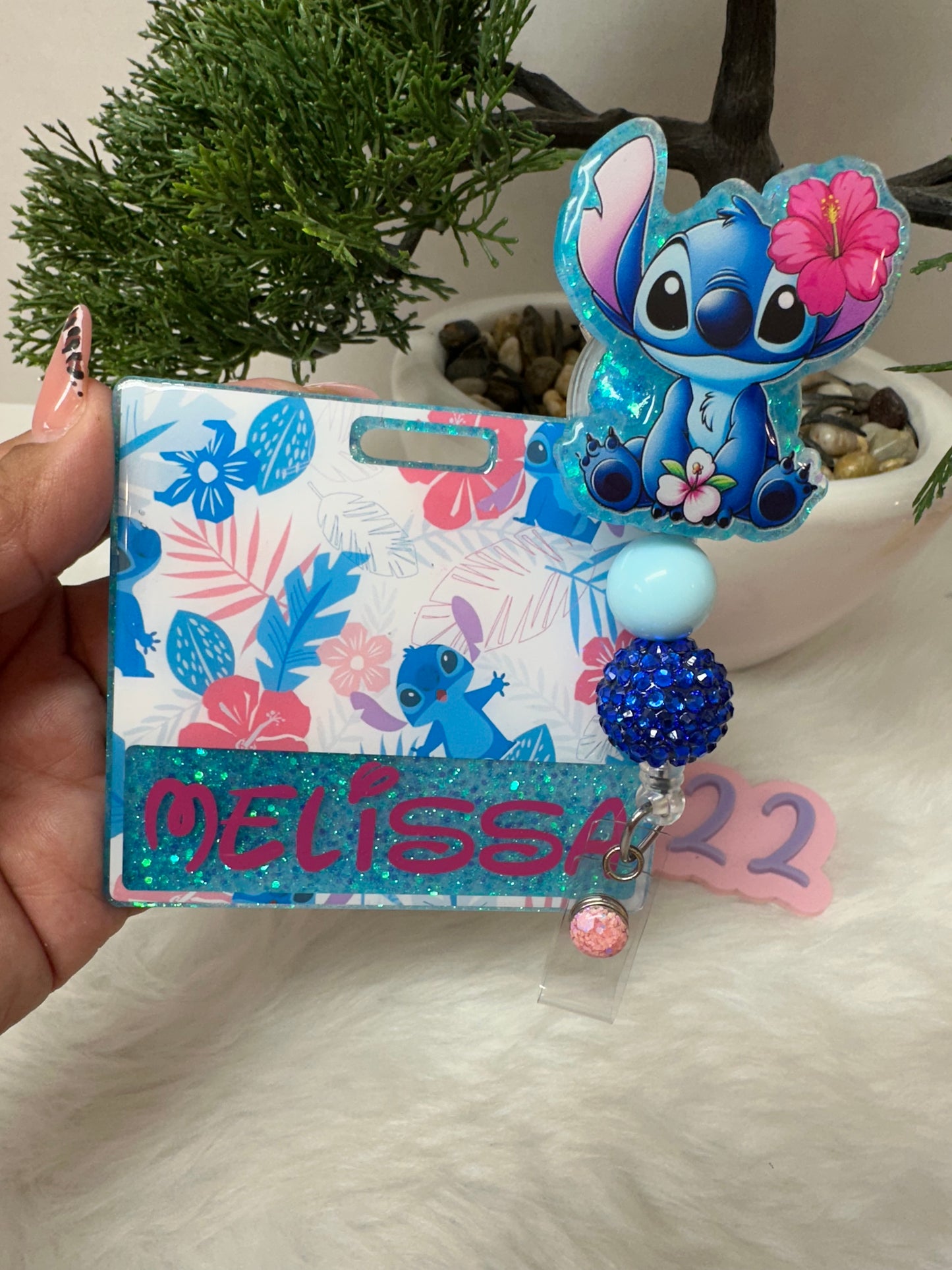 Blue Alien Badge Buddy Set
