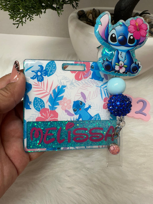 Blue Alien Badge Buddy Set