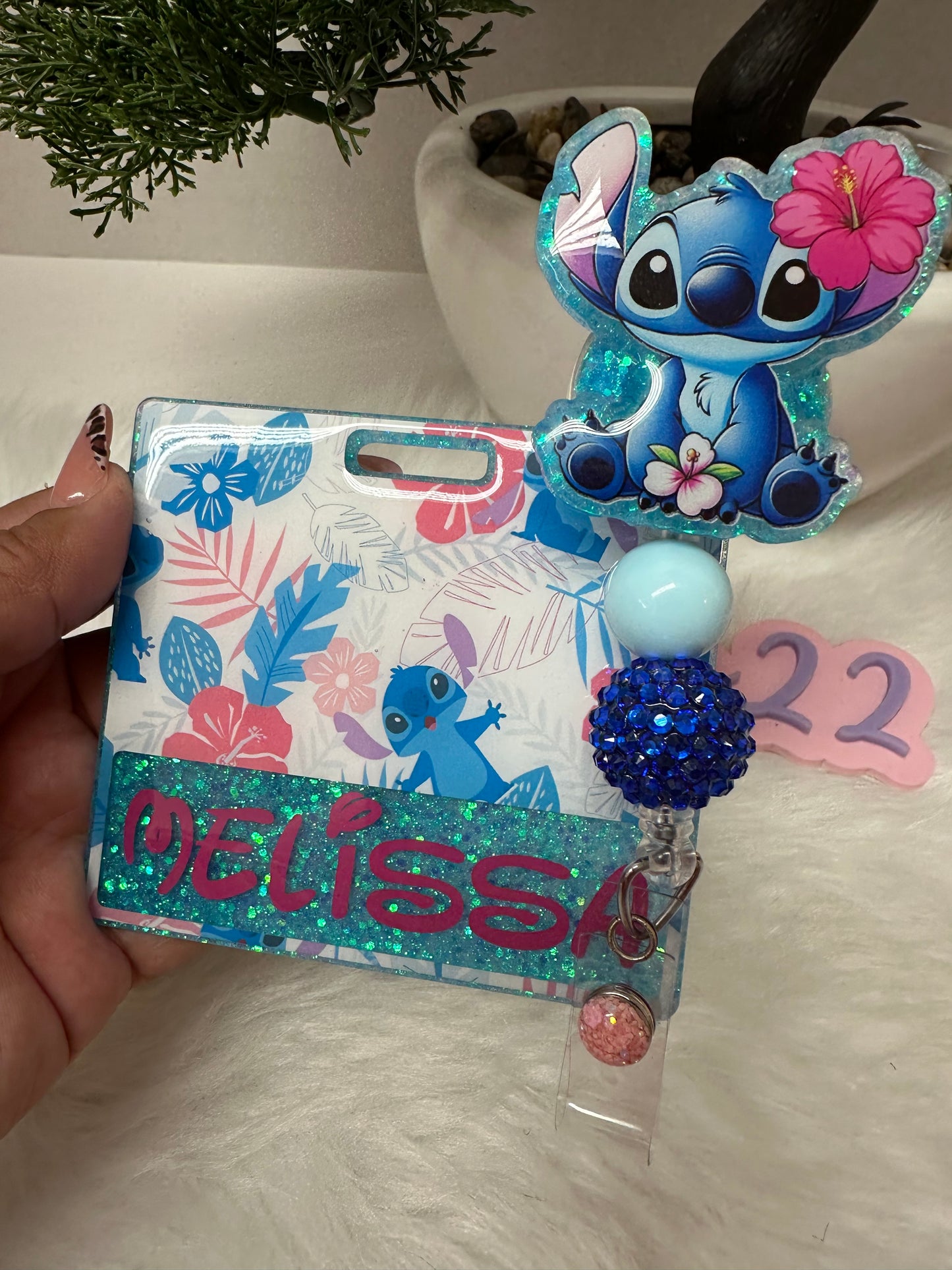 Blue Alien Badge Buddy Set