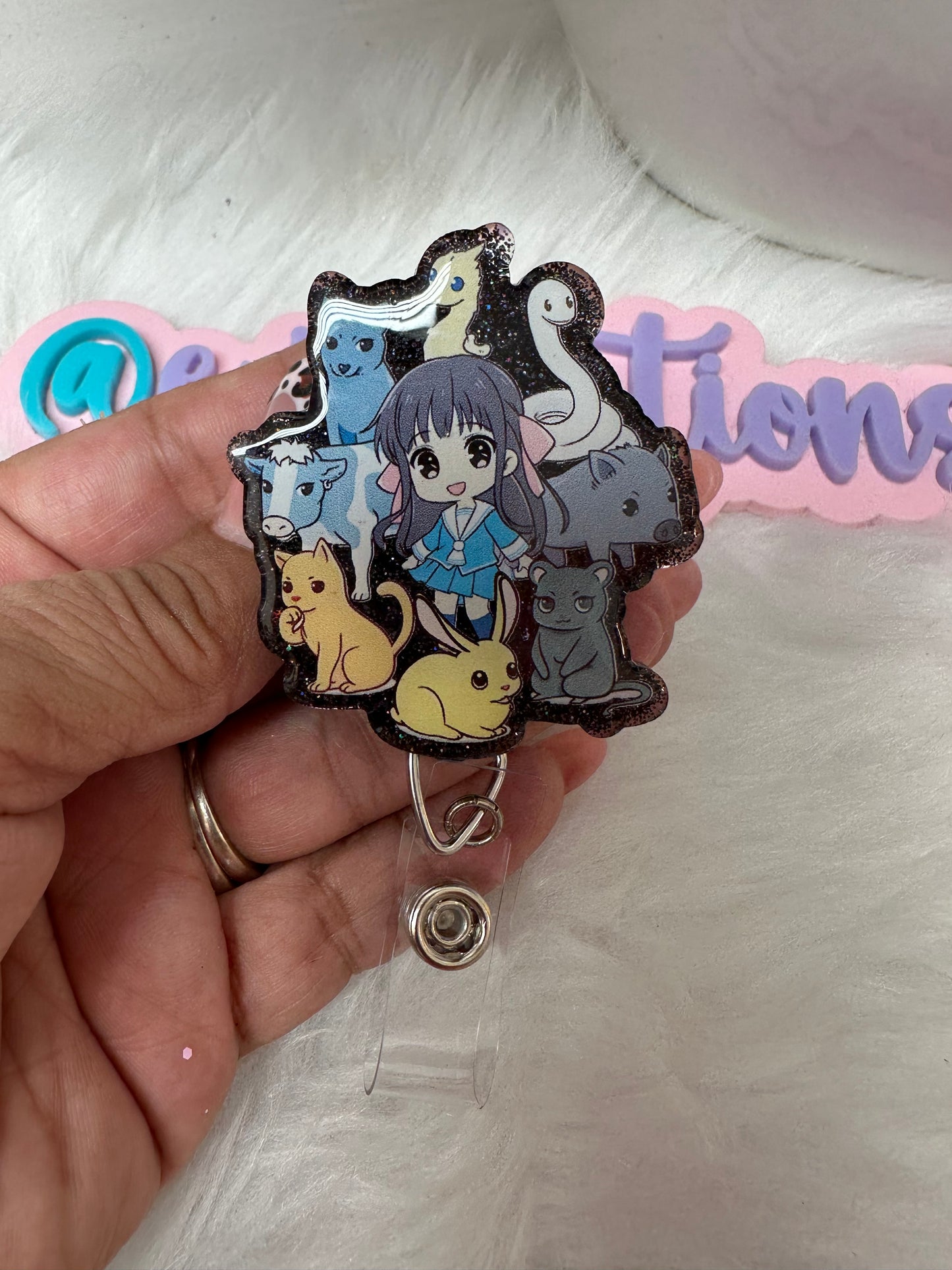 Anime Fruit Basket Badge Reel