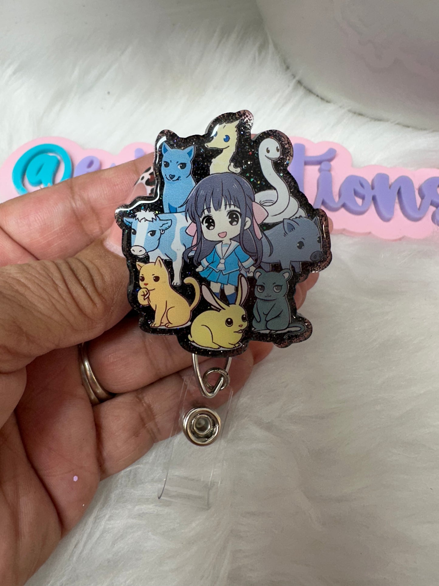Anime Fruit Basket Badge Reel