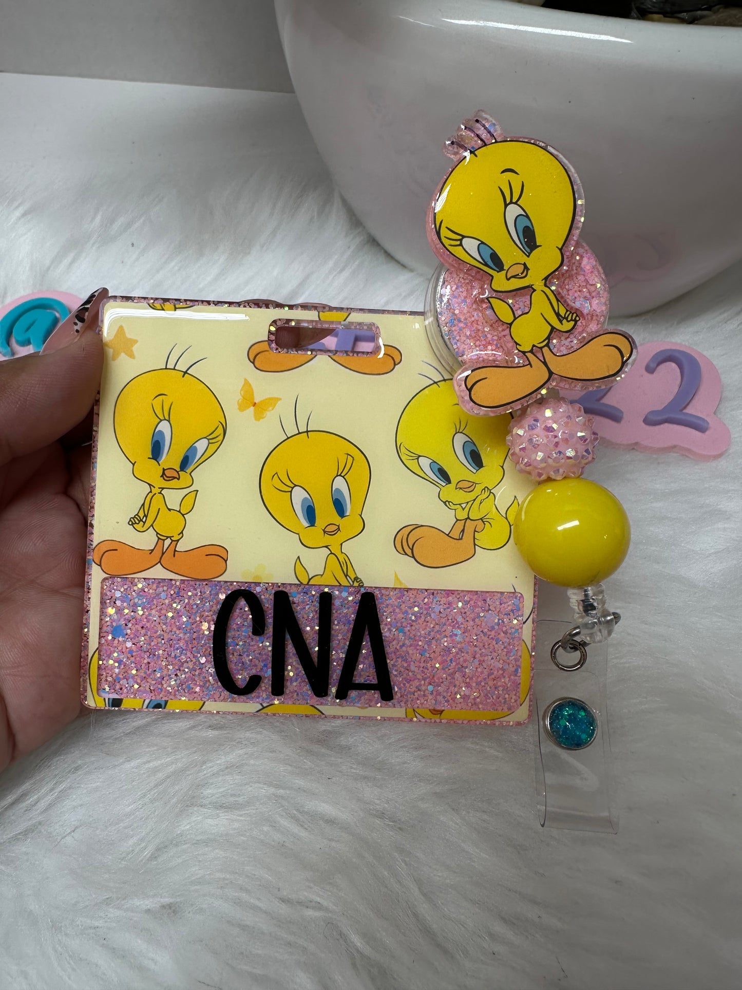 Yellow Bird Badge Buddy Set