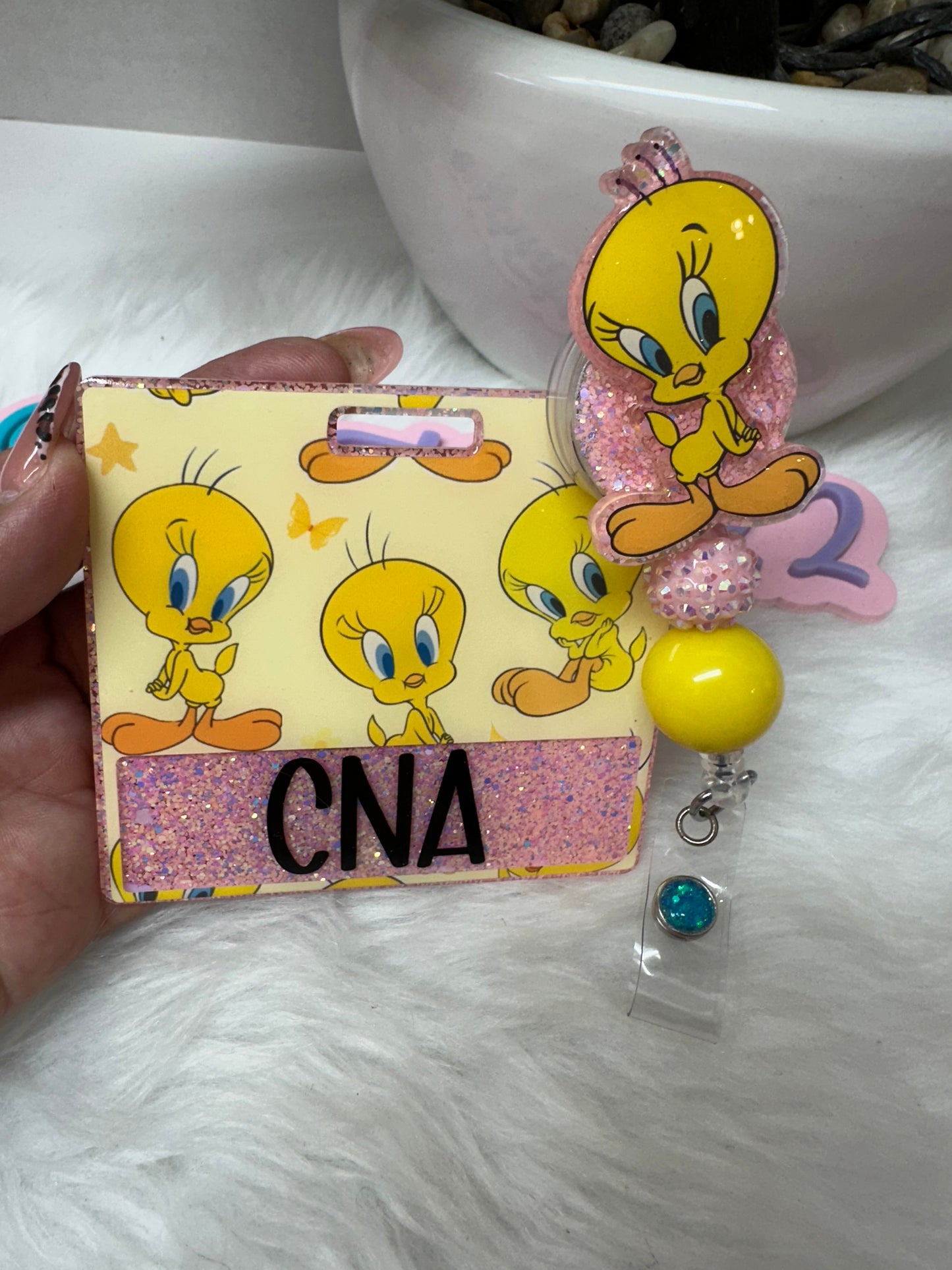 Yellow Bird Badge Buddy Set