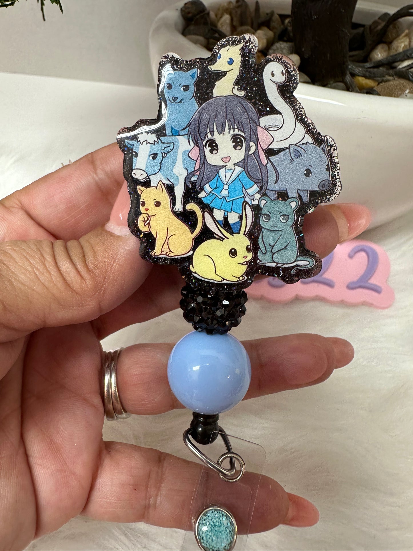 Anime Fruit Basket Badge Reel