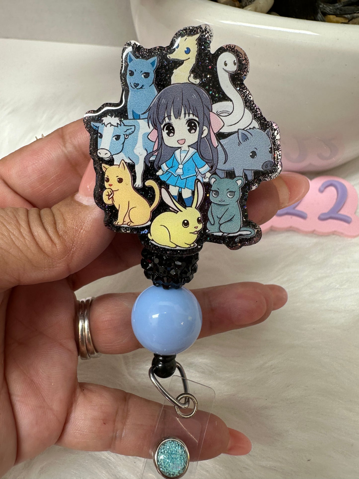 Anime Fruit Basket Badge Reel