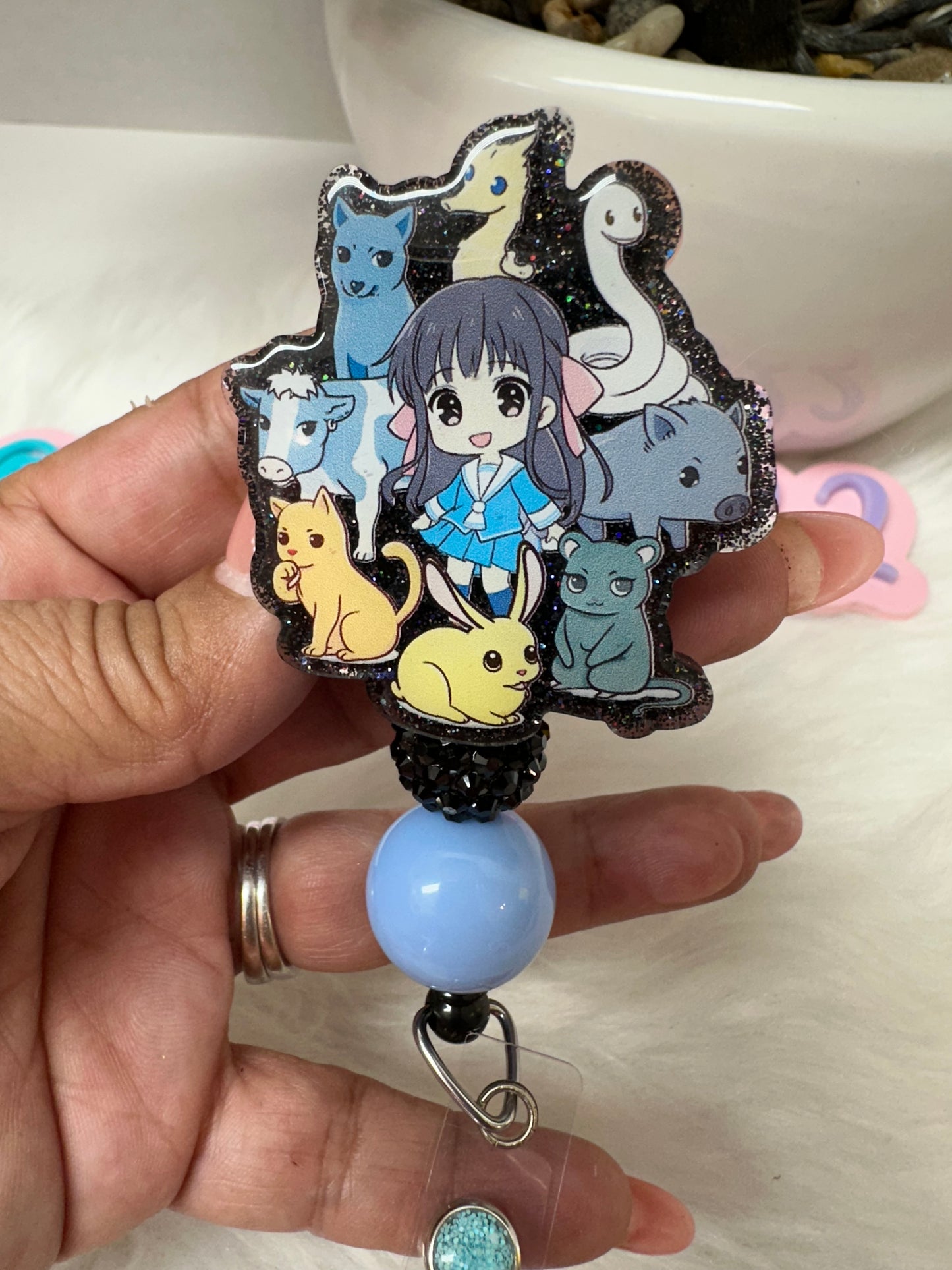 Anime Fruit Basket Badge Reel