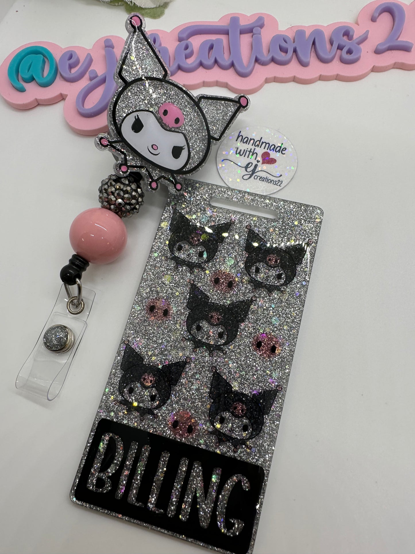 Kuromi Badge Buddy Set